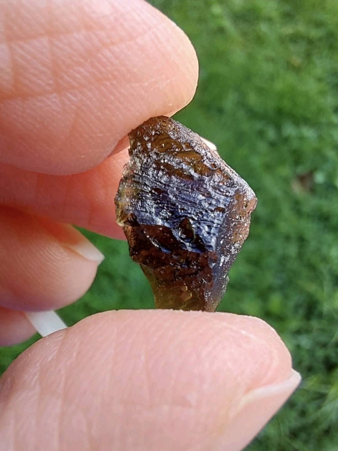 Moldavite Piece, 1.15g, Tektite (Ref: 908)