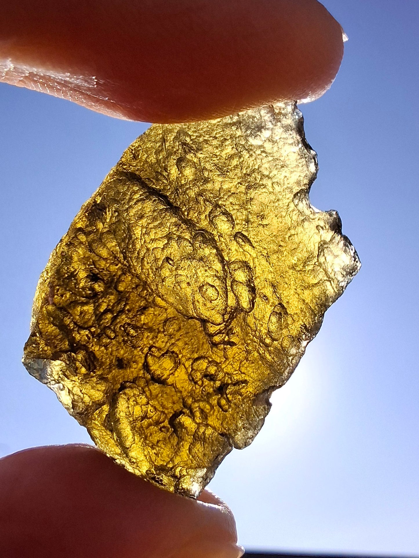 Moldavite Piece, JAKULE, 7.00g, Tektite (Ref: 1376)