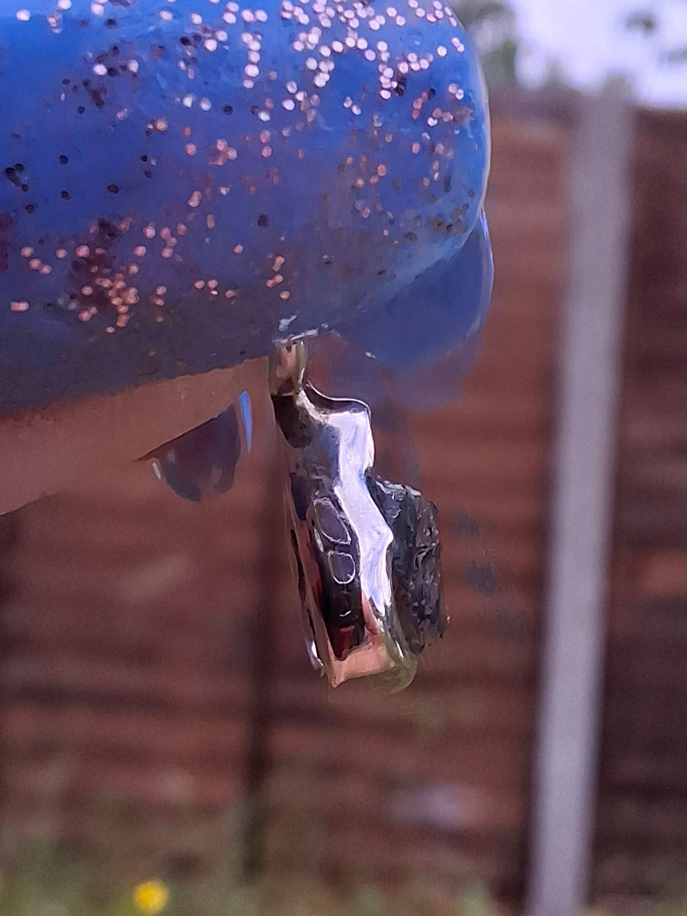 Moldavite Pendant, 925 Silver, Tektite (Ref: P69)