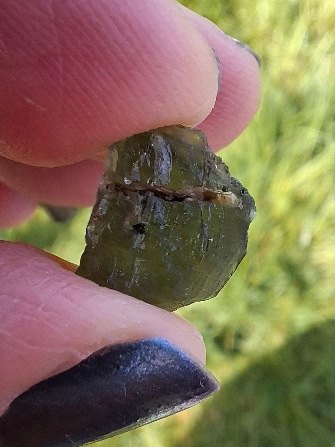 Moldavite Piece, 1.00g, Tektite (Ref: 1399)