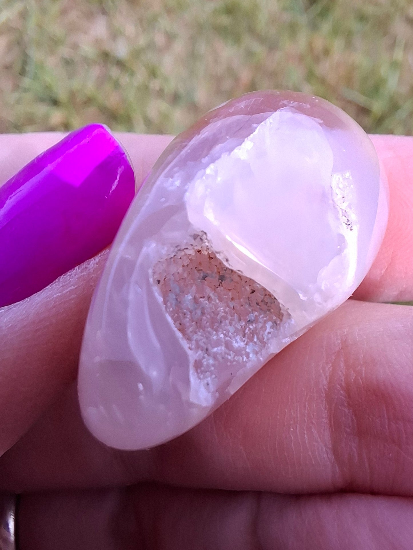 Flower Agate, Tumble Stone, Crystal (Ref: T72)