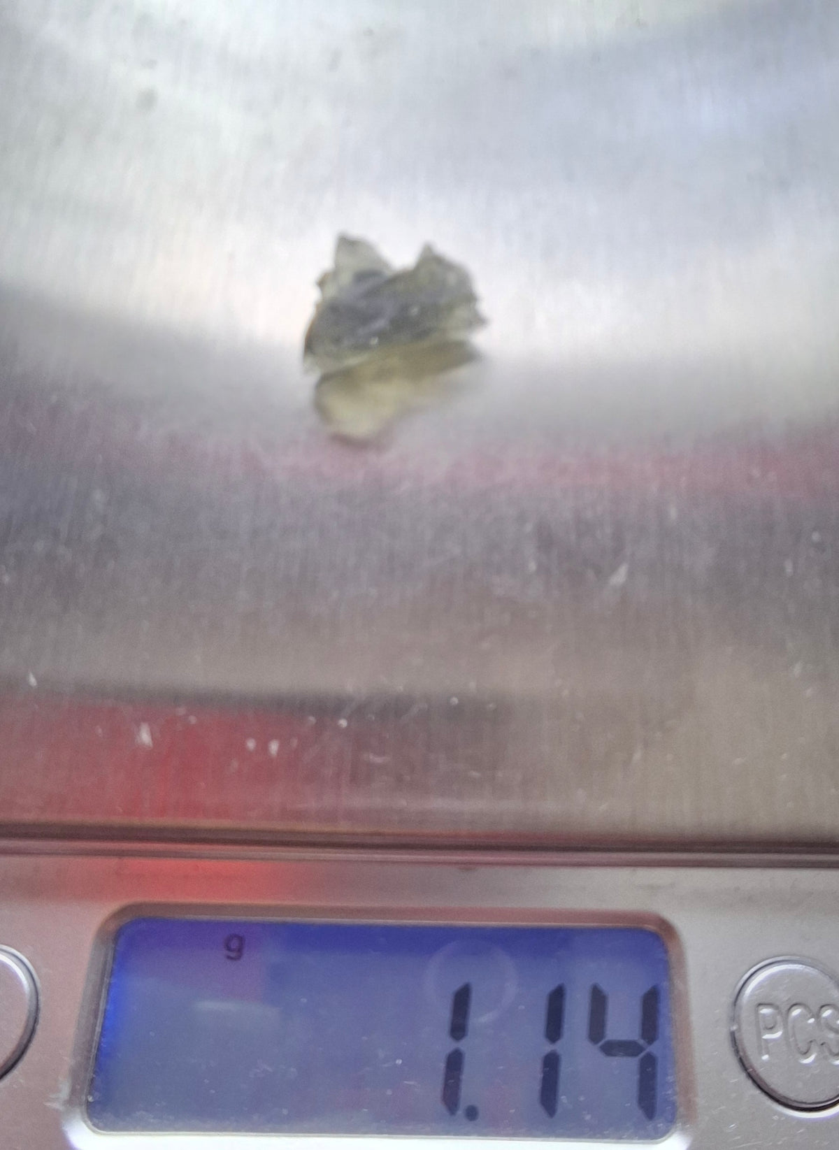 Moldavite Piece, 1.14g, Tektite (Ref: 1508)