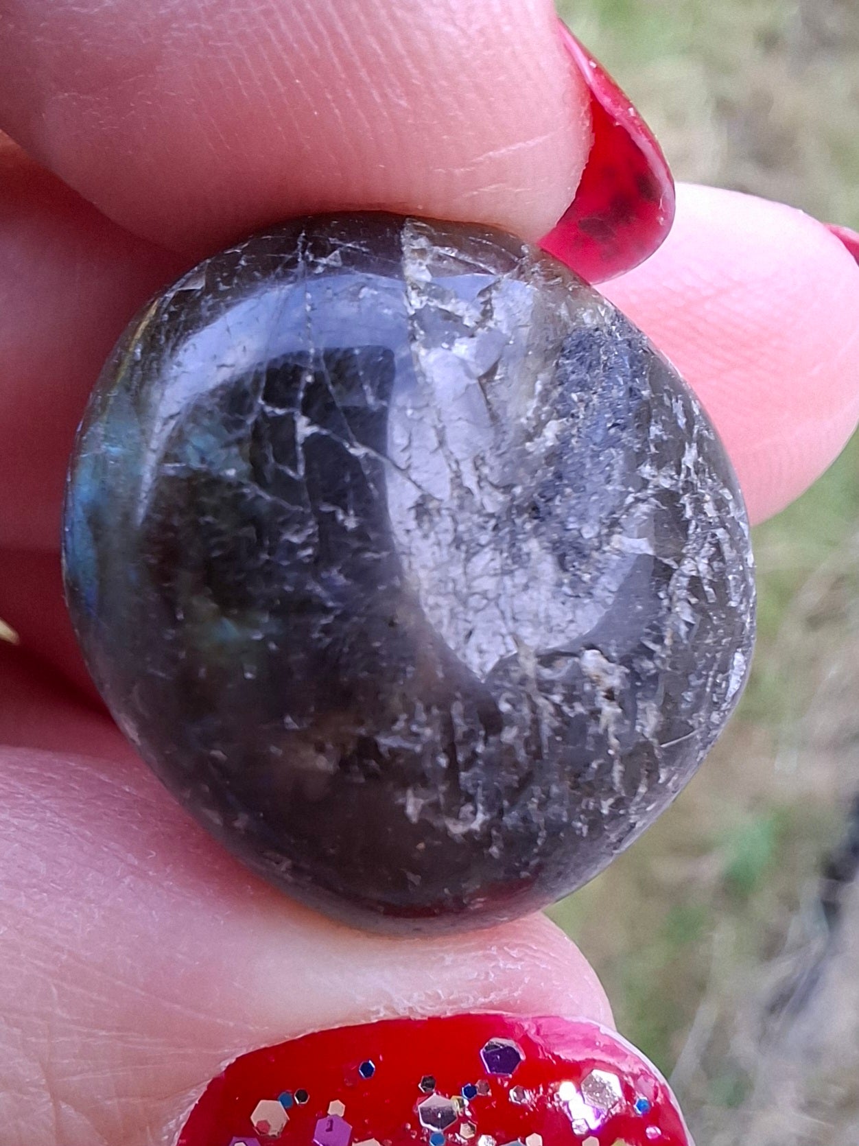 Labradorite, Tumble Stone, Crystal (Ref: T206)