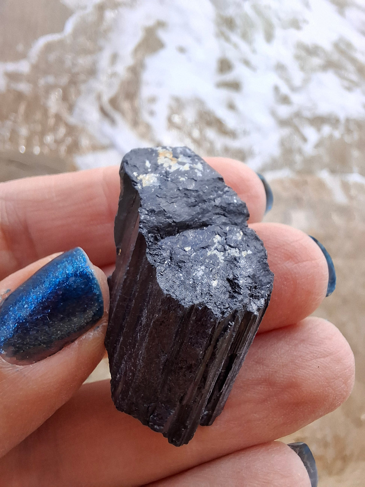 Black Tourmaline RAW, 14.77g, Crystal, (Ref: RBT1)