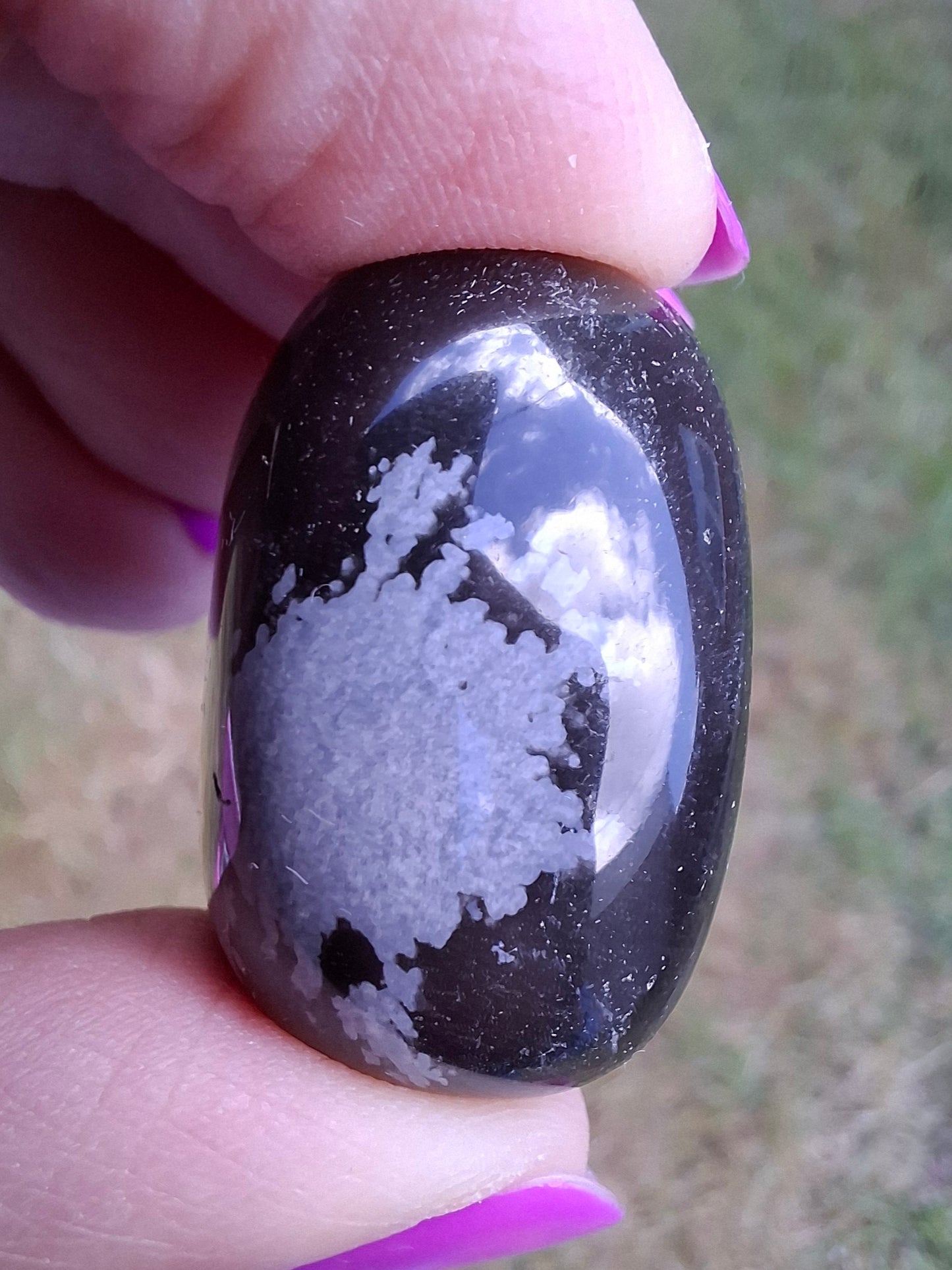 Snowflake Obsidian, Tumble Stone, Crystal (Ref: T99)