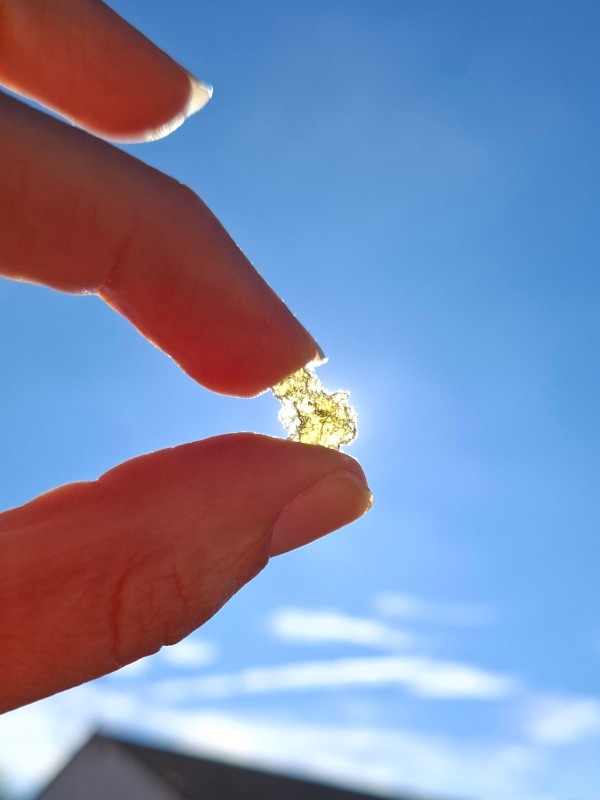 Moldavite Piece, 0.33g, Tektite (Ref: 1519)