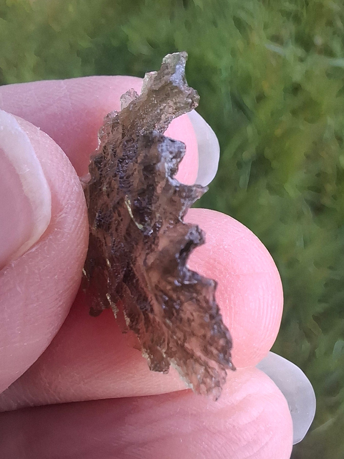Moldavite Piece, JEZKOVNA BESEDNICE, 1.18g, Tektite (Ref: 1271)