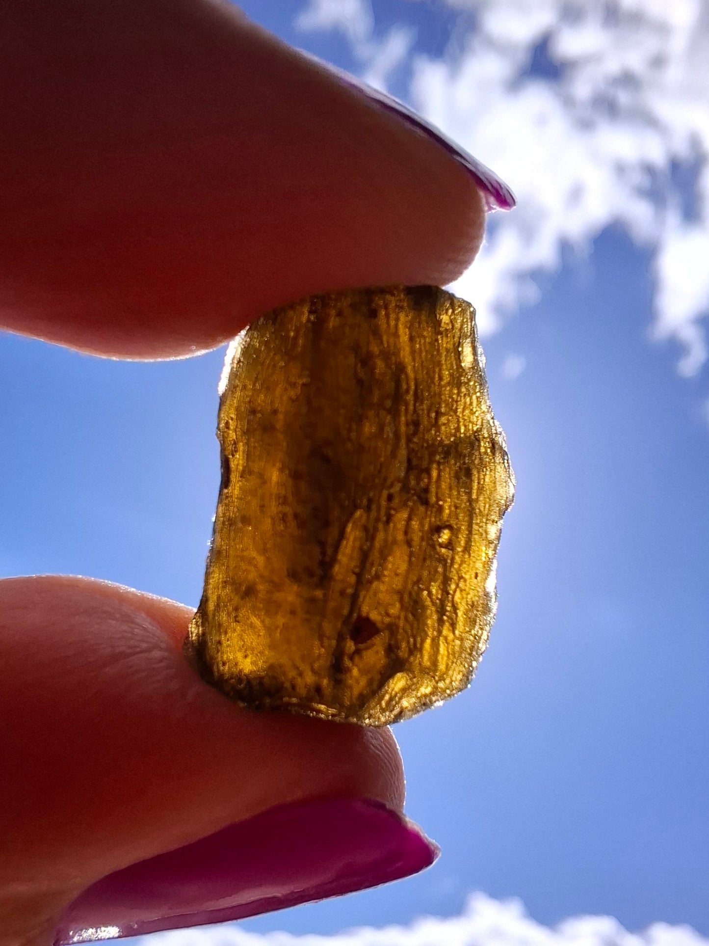 Moldavite Piece, 2.80g, Tektite (Ref: 1432)