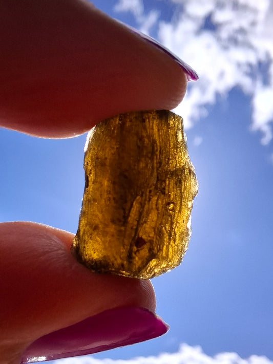 Moldavite Piece, 2.80g, Tektite (Ref: 1432)