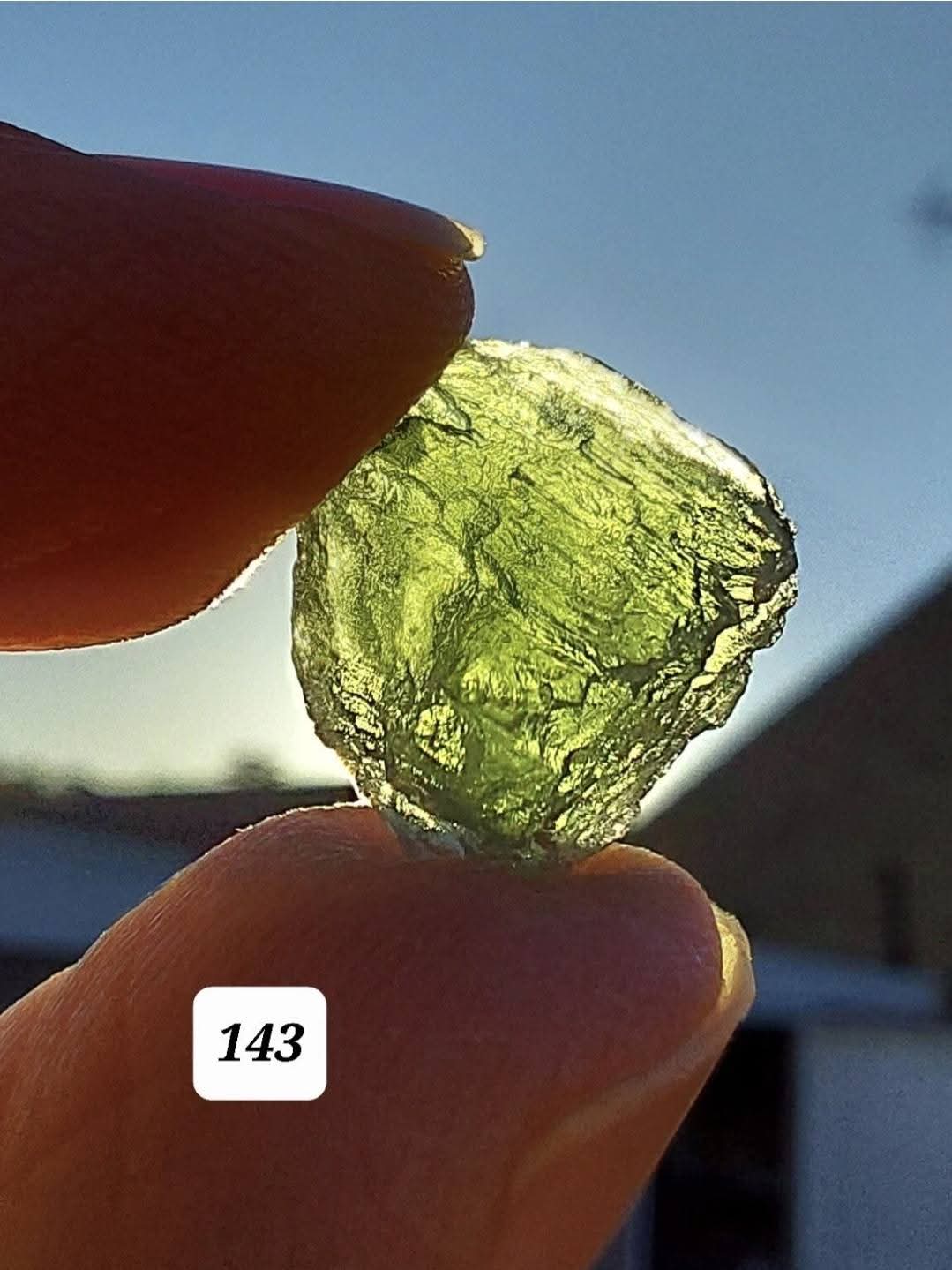 Moldavite Piece, CHLUM, 1.50g, Tektite (Ref: 143)