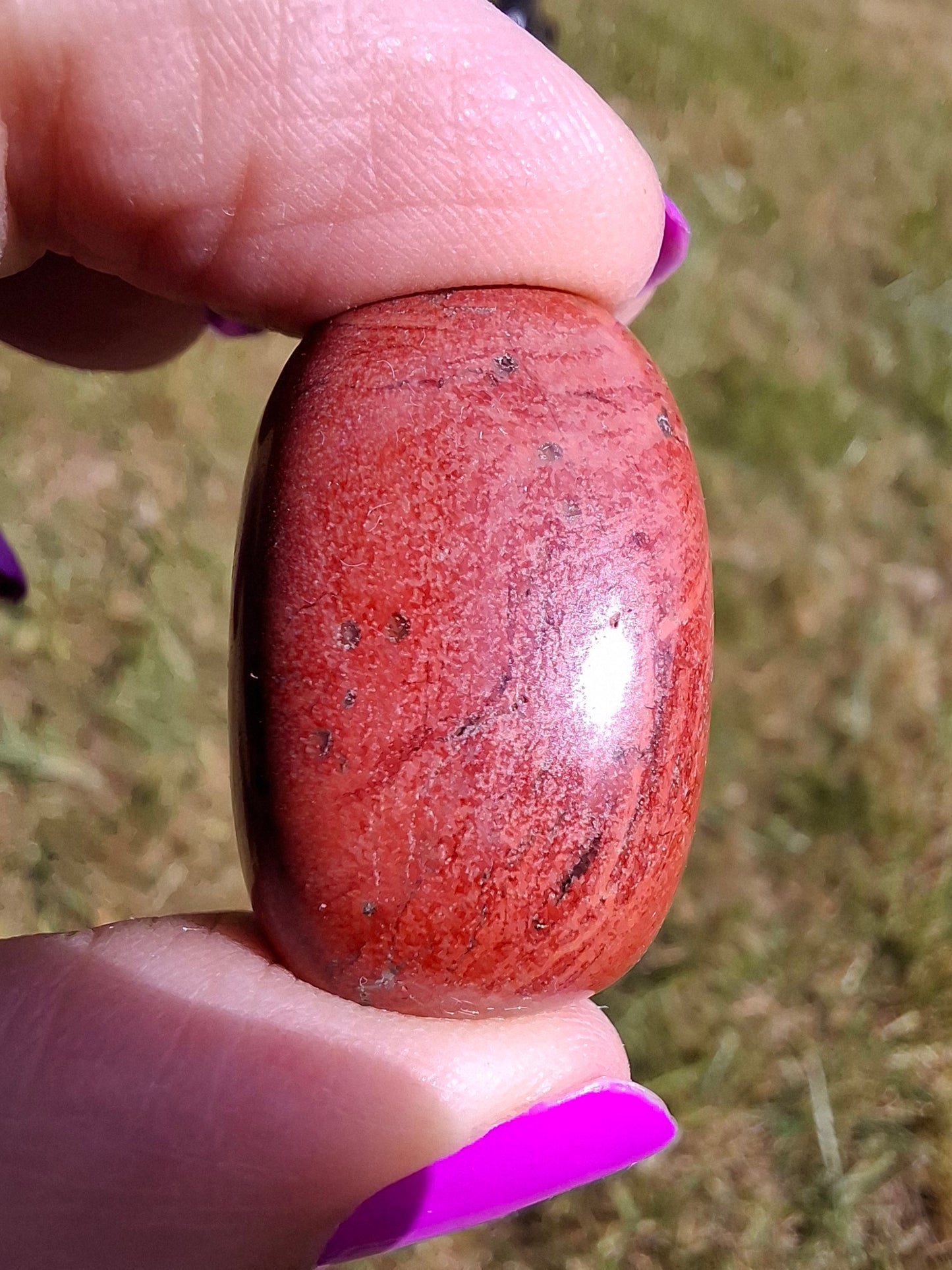Red Jasper, Tumble Stone, Crystal (Ref: T90)