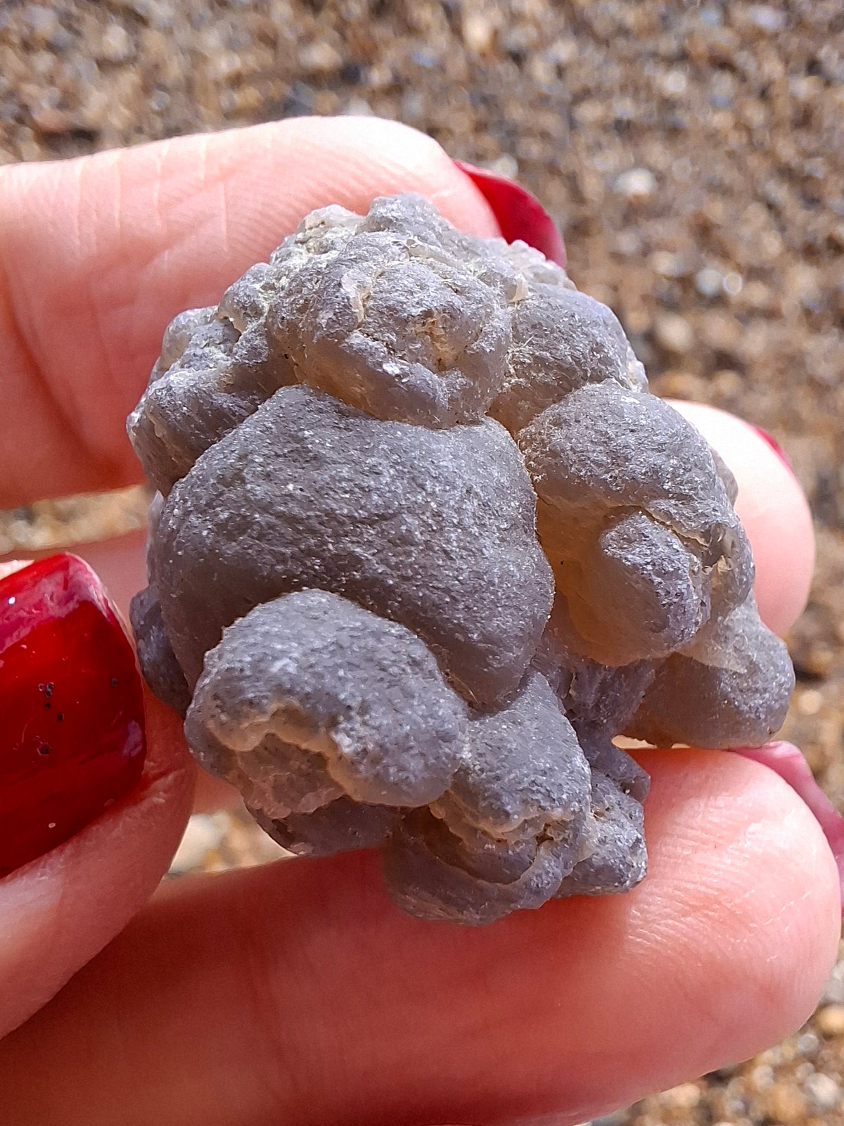 Nebula Chalcedony, 16.57g, Fossil (Ref: NC10)