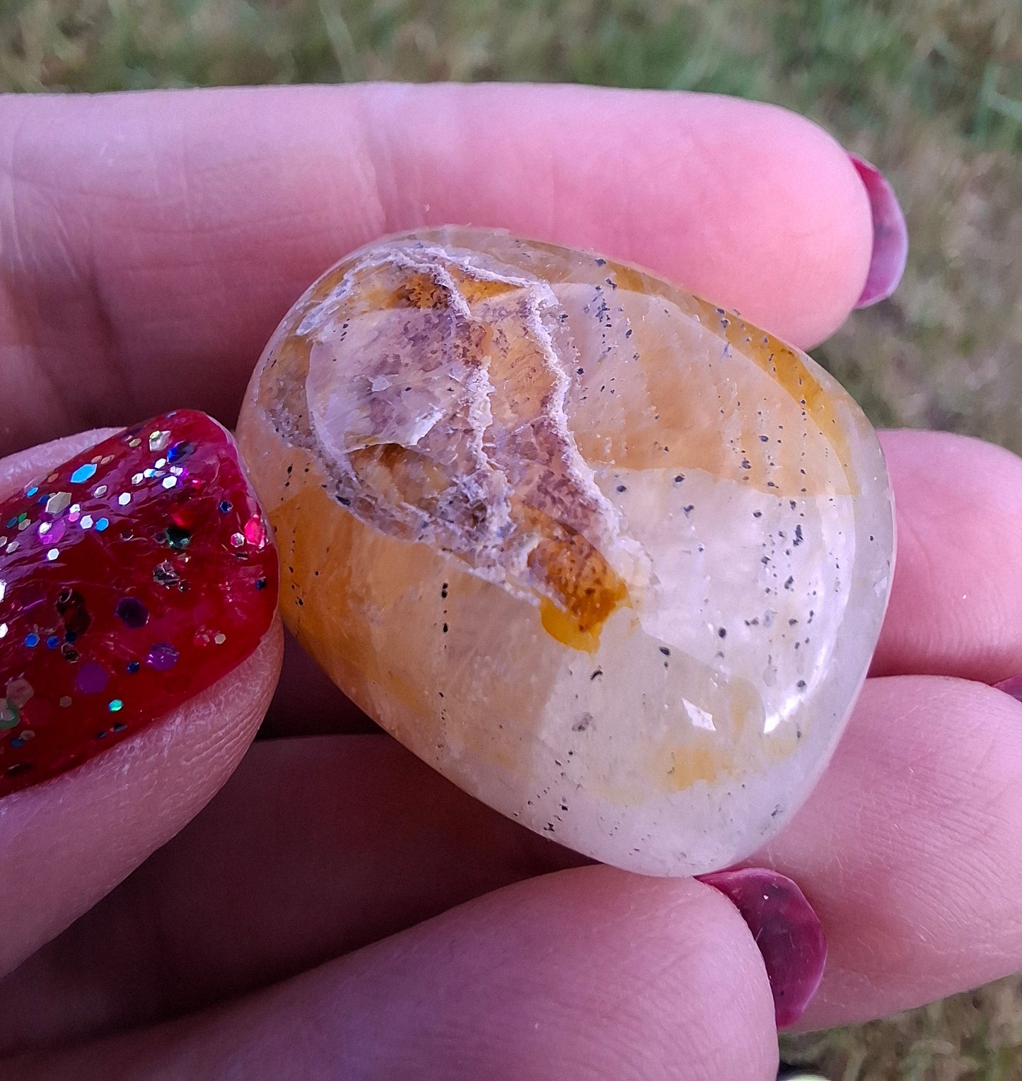 Golden Healer, Tumble Stone, Crystal (Ref: T191)