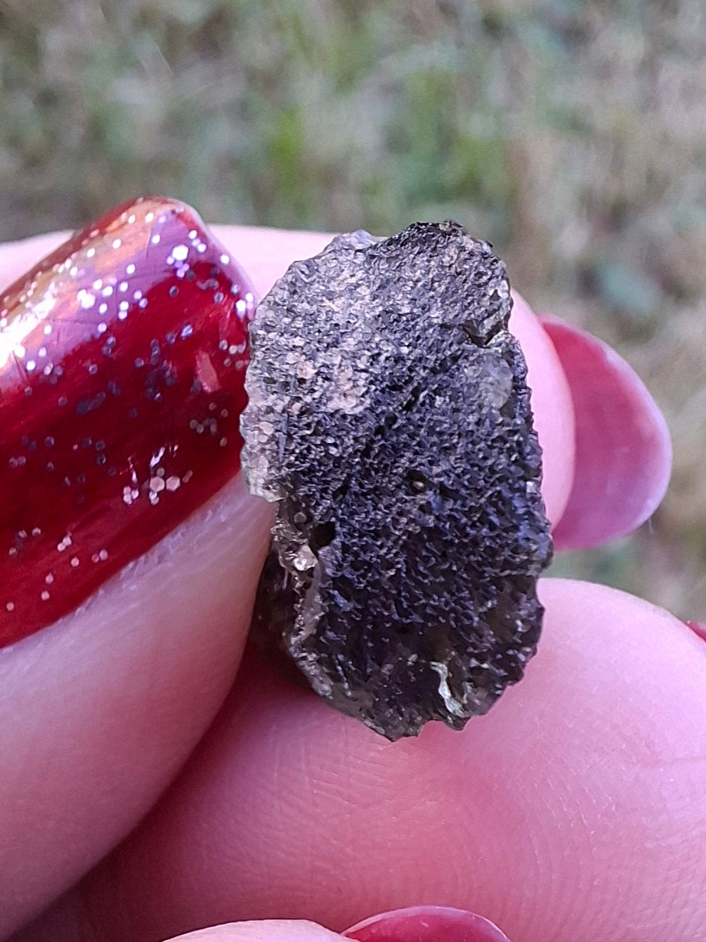 Moldavite Piece, 2.38g, Tektite (Ref: 1466)
