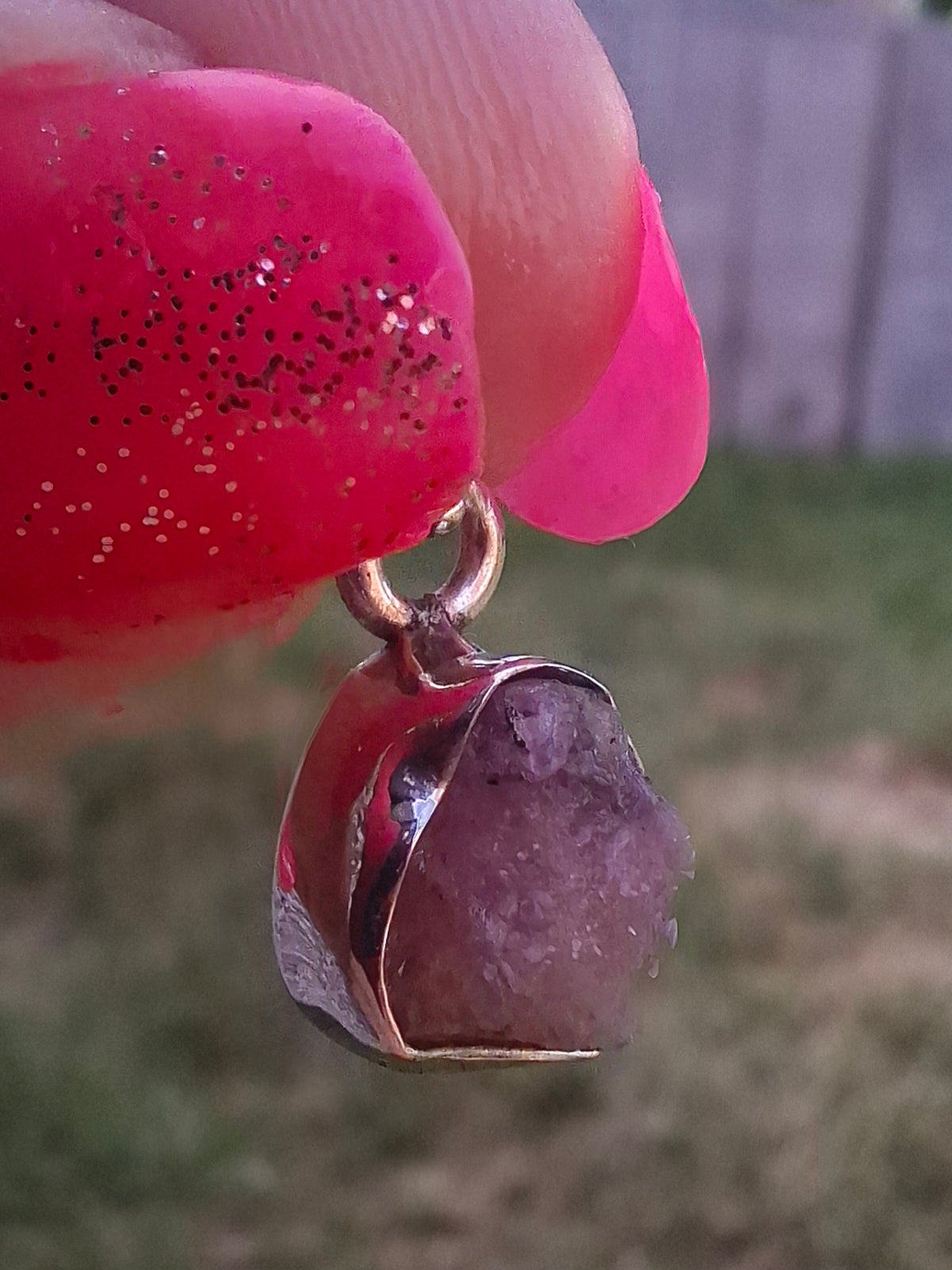 Pink Tourmaline Pendant, 925 Silver, Crystal (Ref: PT72)