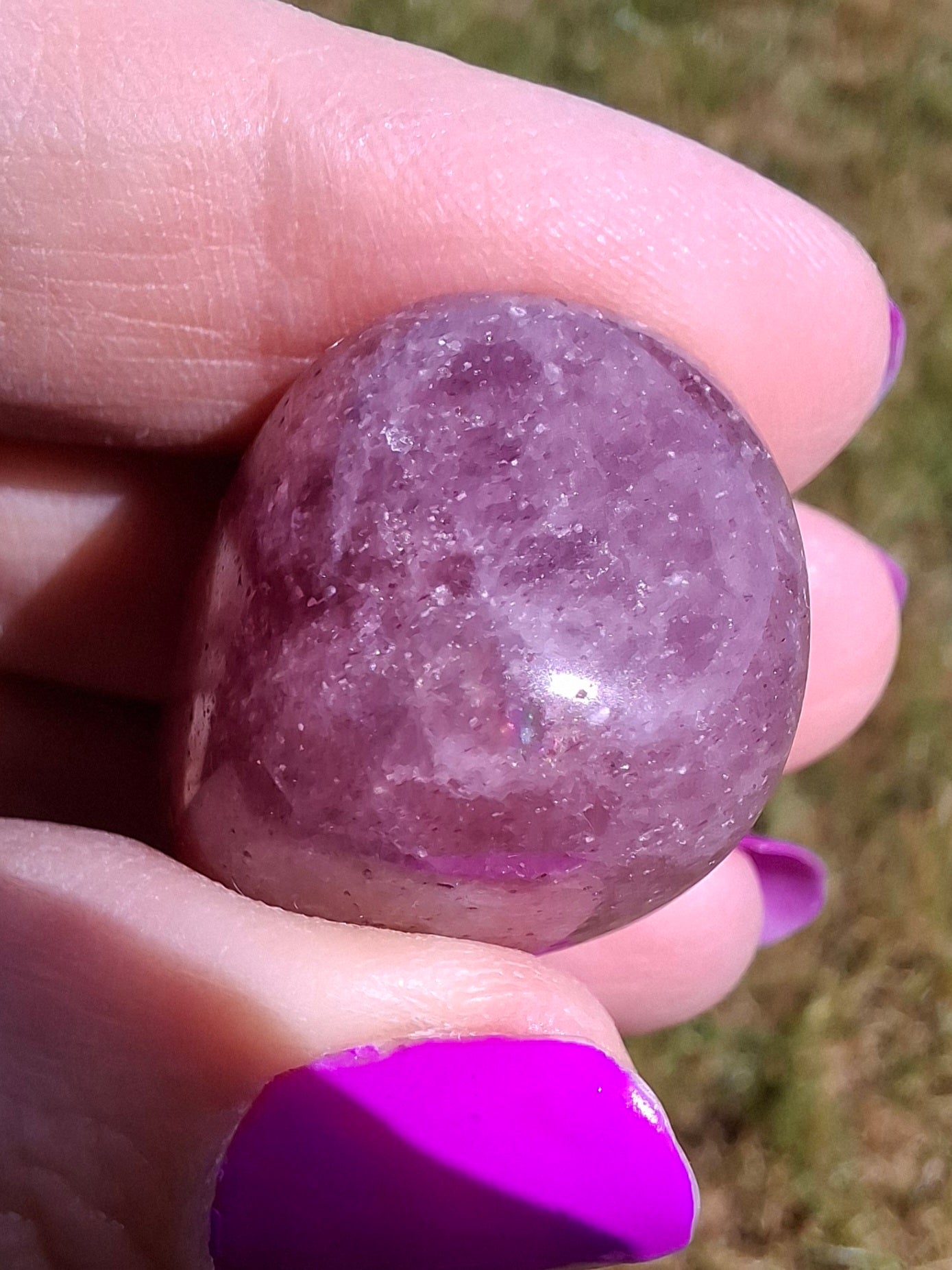Strawberry Quartz, Tumble Stone, Crystal (Ref: T13)