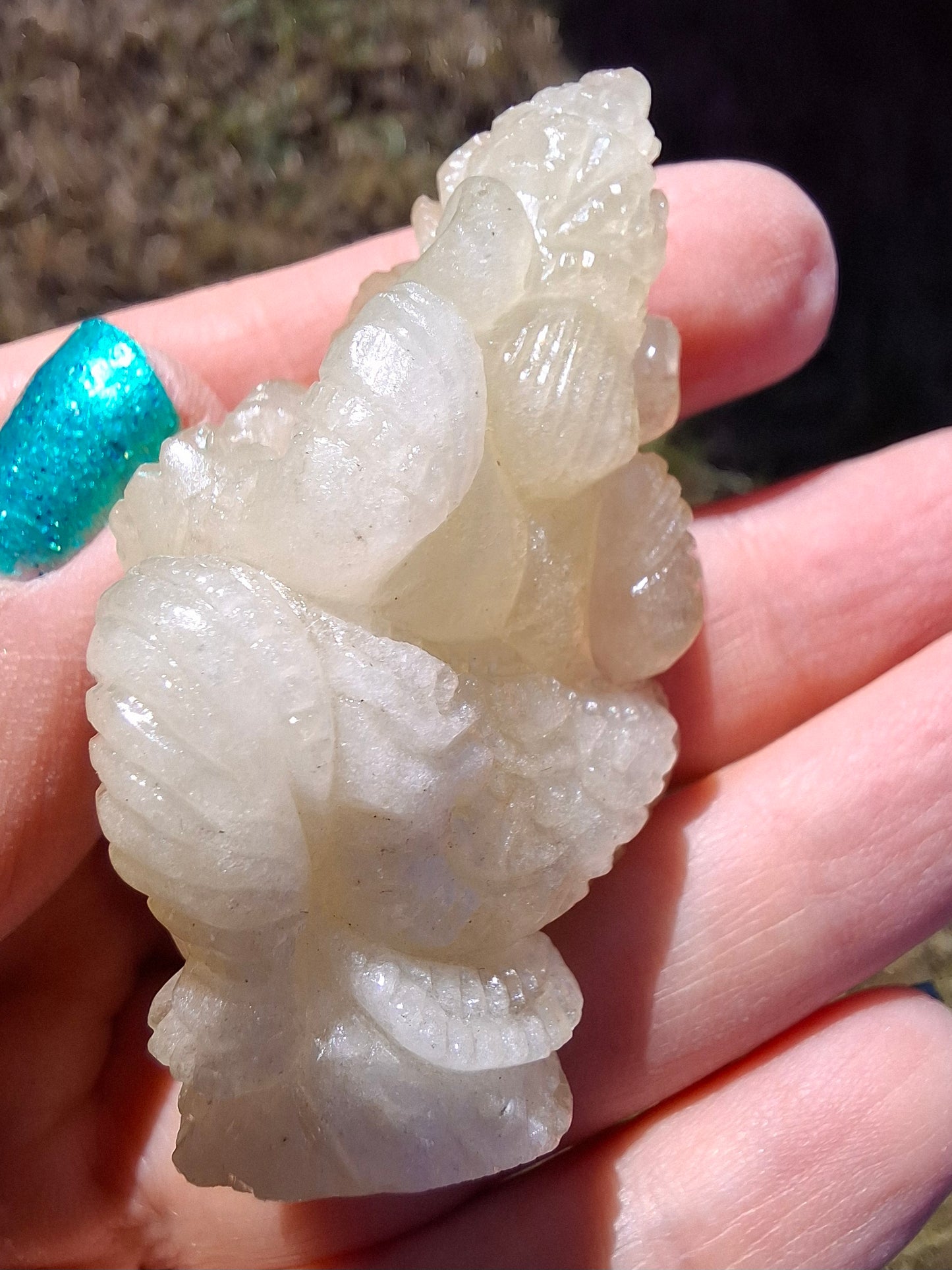 Libyan Desert Glass GANESHA craving, 31.21g, Tektite (Ref: Ganesha2)