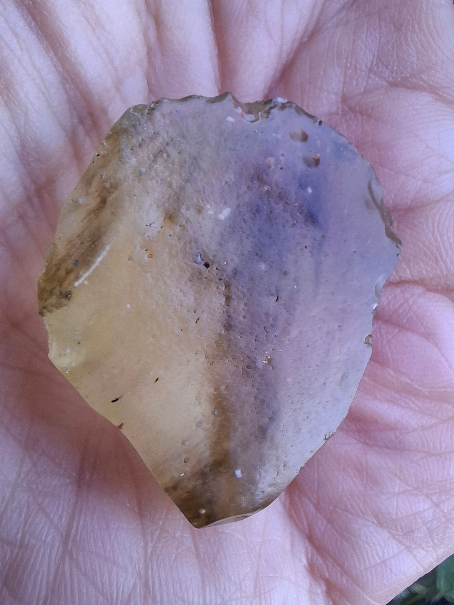 Libyan Desert Glass (darker) Piece, 12.00g, Tektite (Ref: L1377)