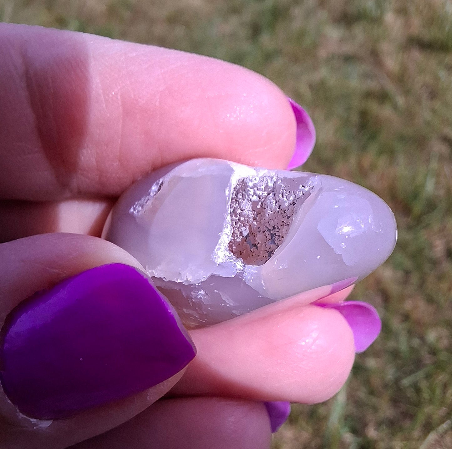 Flower Agate, Tumble Stone, Crystal (Ref: T72)