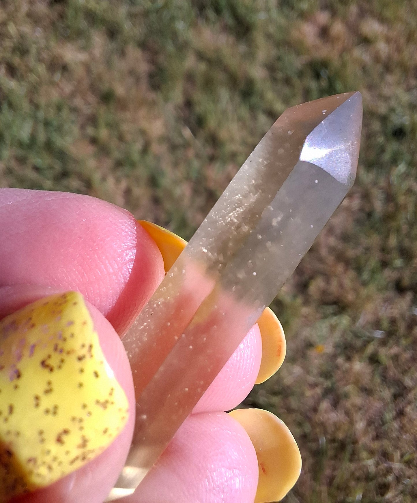 Libyan Desert Glass DT Carving, 4.57g, Tektite (Ref: LDT8)