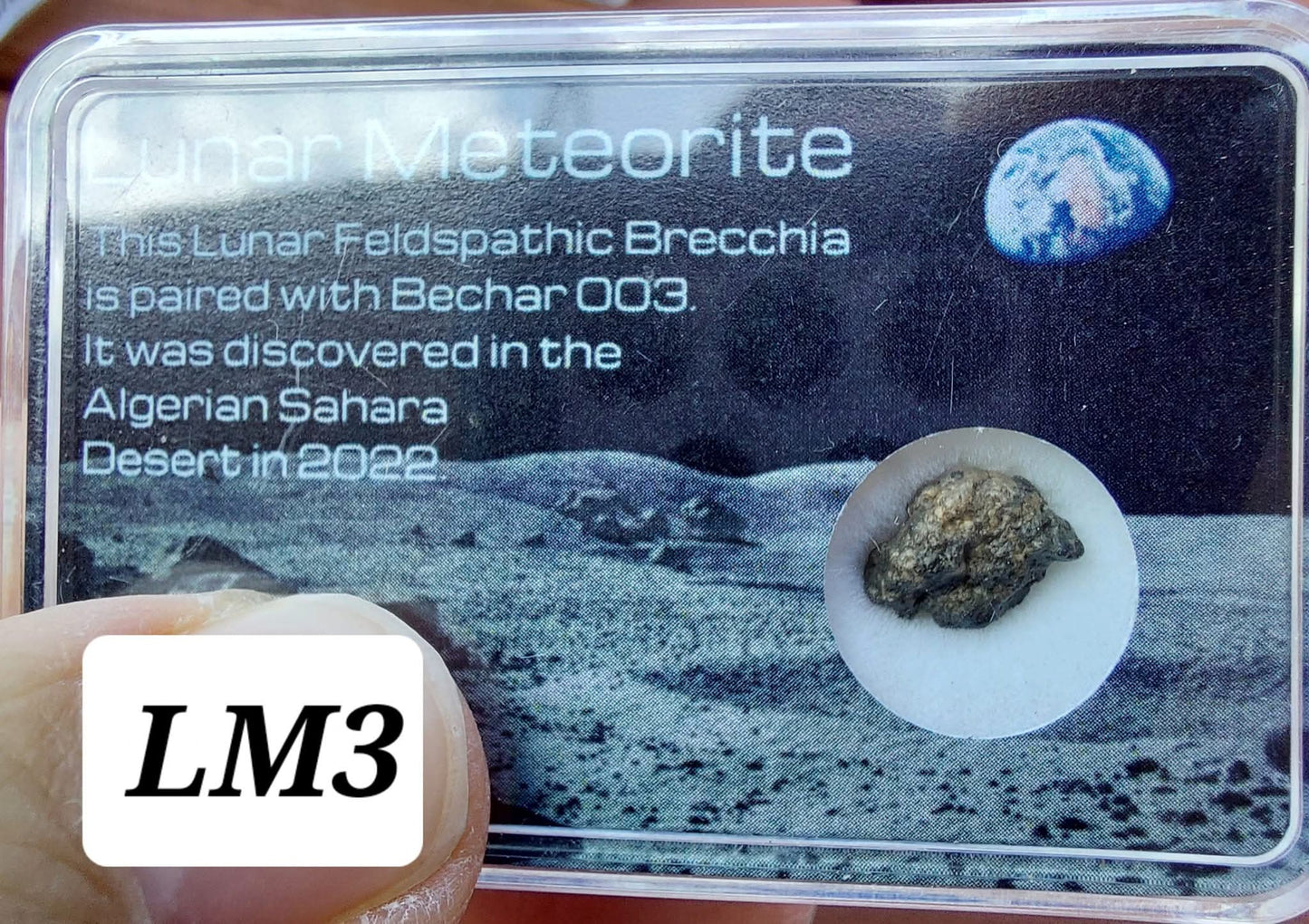Lunar Meteorite, 0.27g, 'Moon Rock' (Ref: LM3)