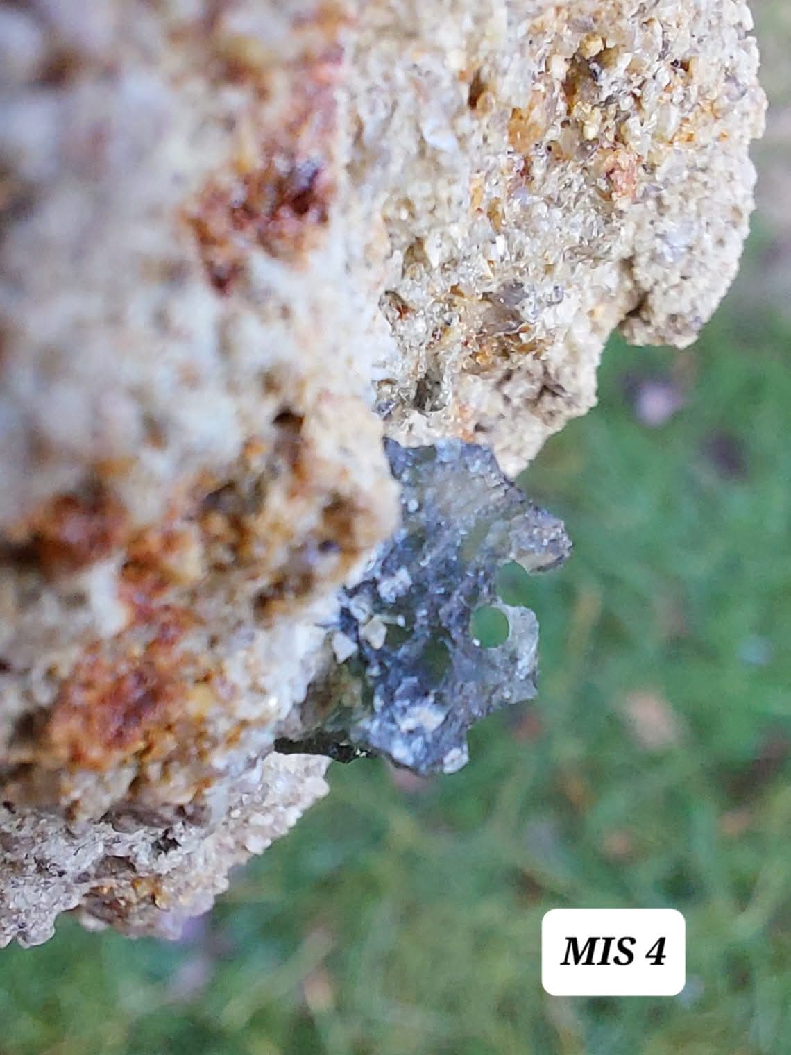 Moldavite In-Situ (in matrix), Besednice, Est- 2g, Tektite (Ref: MIS4)