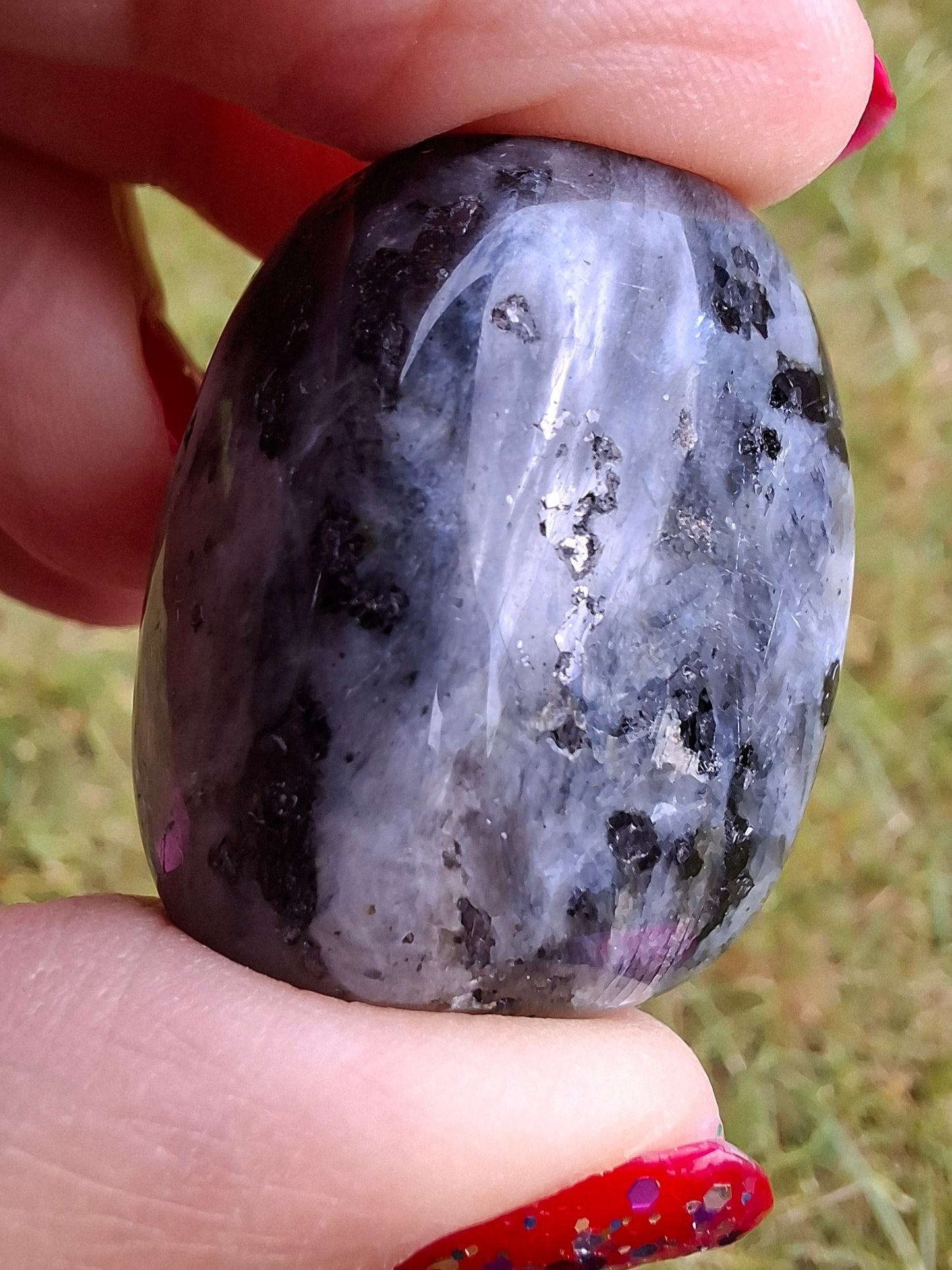 Larvikite, Tumble Stone, Crystal (Ref: T127)