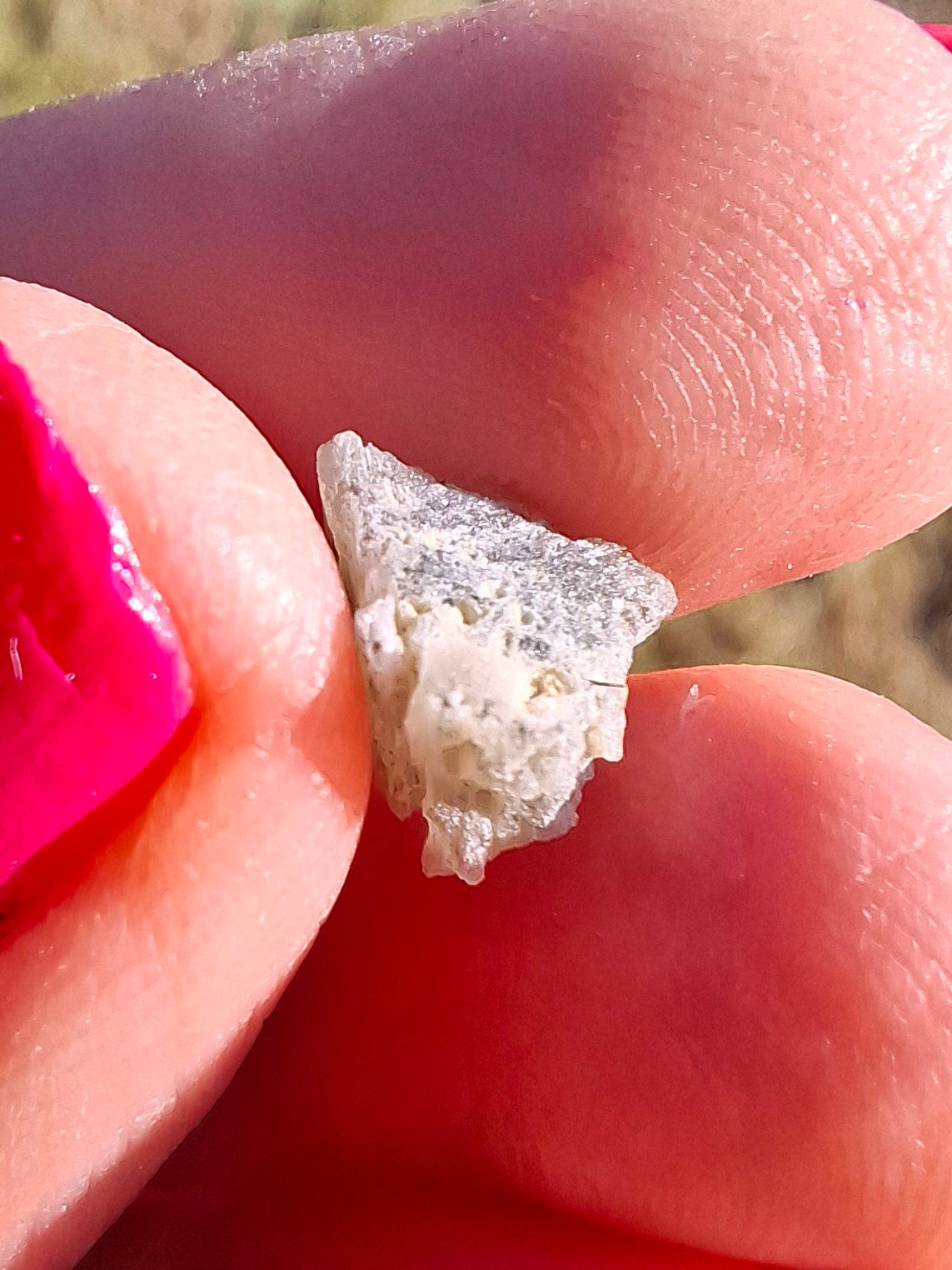 Moldavite Piece, SNOWFLAKE, FROSTED, BRUSNA, 0.36g, Tektite (Ref: 1506)