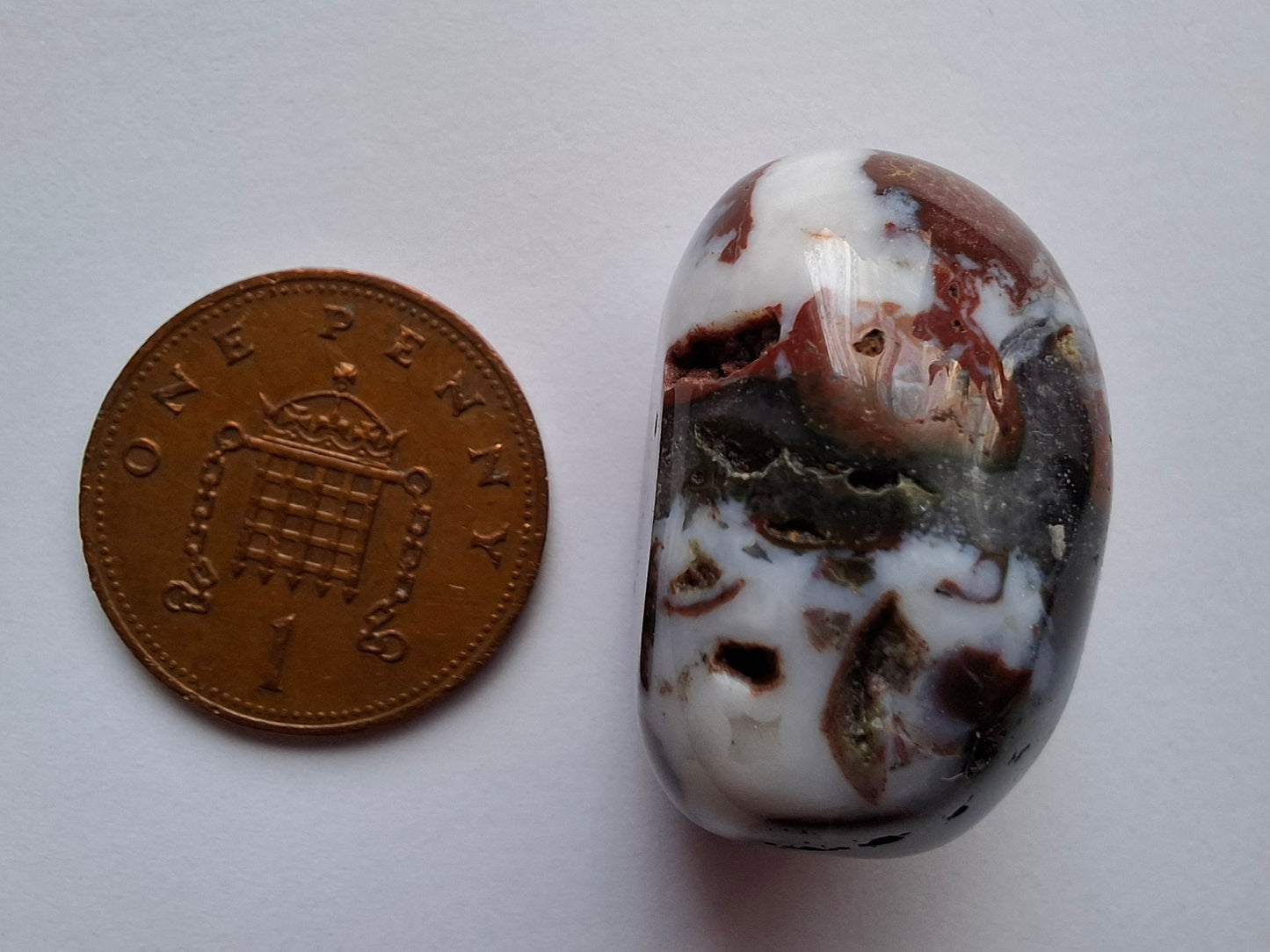 Ocean Jasper, Tumble Stone, Crystal (Ref: T198)