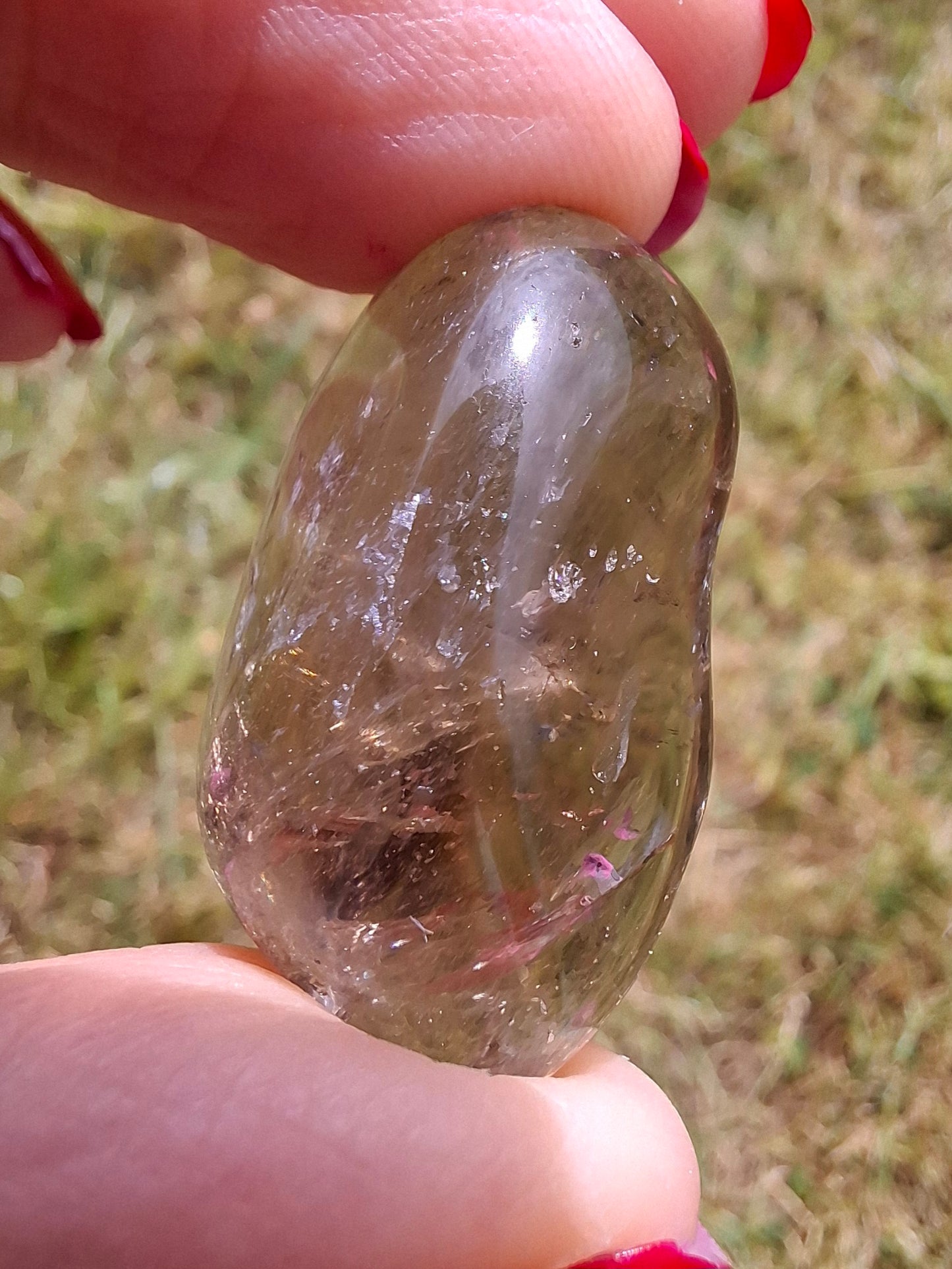 Smoky Quartz, Tumble Stone, Crystal (Ref: T104)