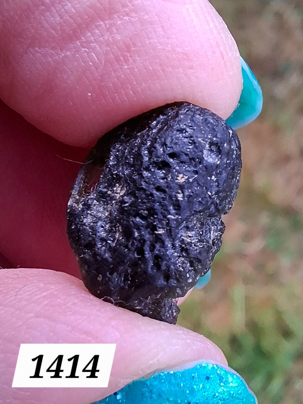 Moldavite Piece, 2.34g, Tektite (Ref: 1414)