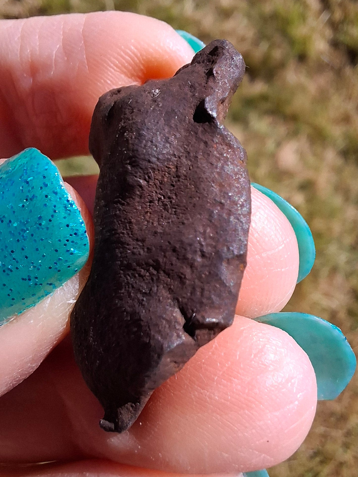 Gebel Kamil Iron Meteorite, 17.54g (Ref: K49)