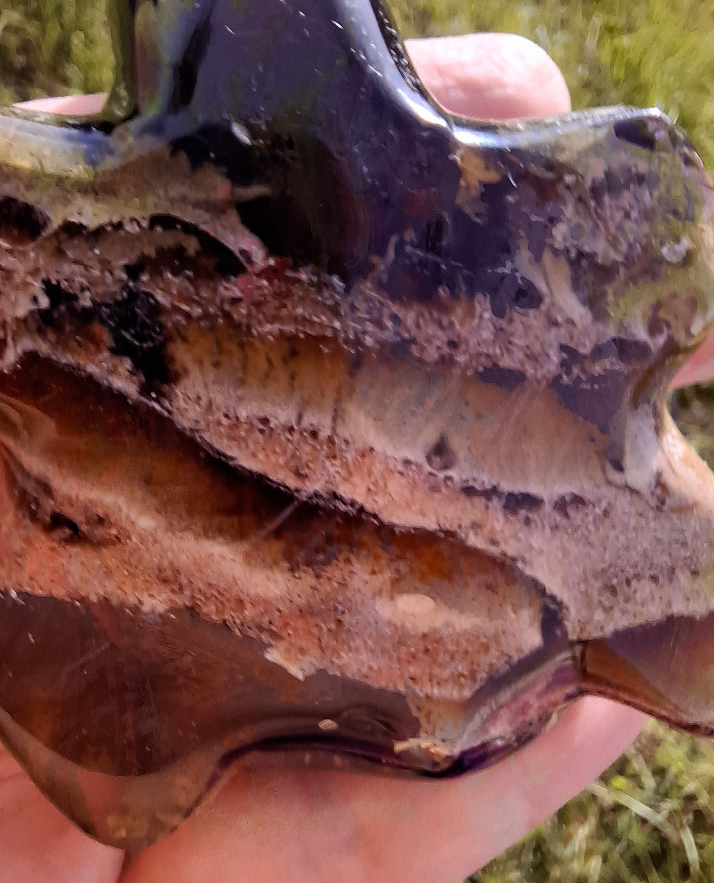 Red Amber Turtle, 56.87g, Carving, Fossil (Ref:TT7)