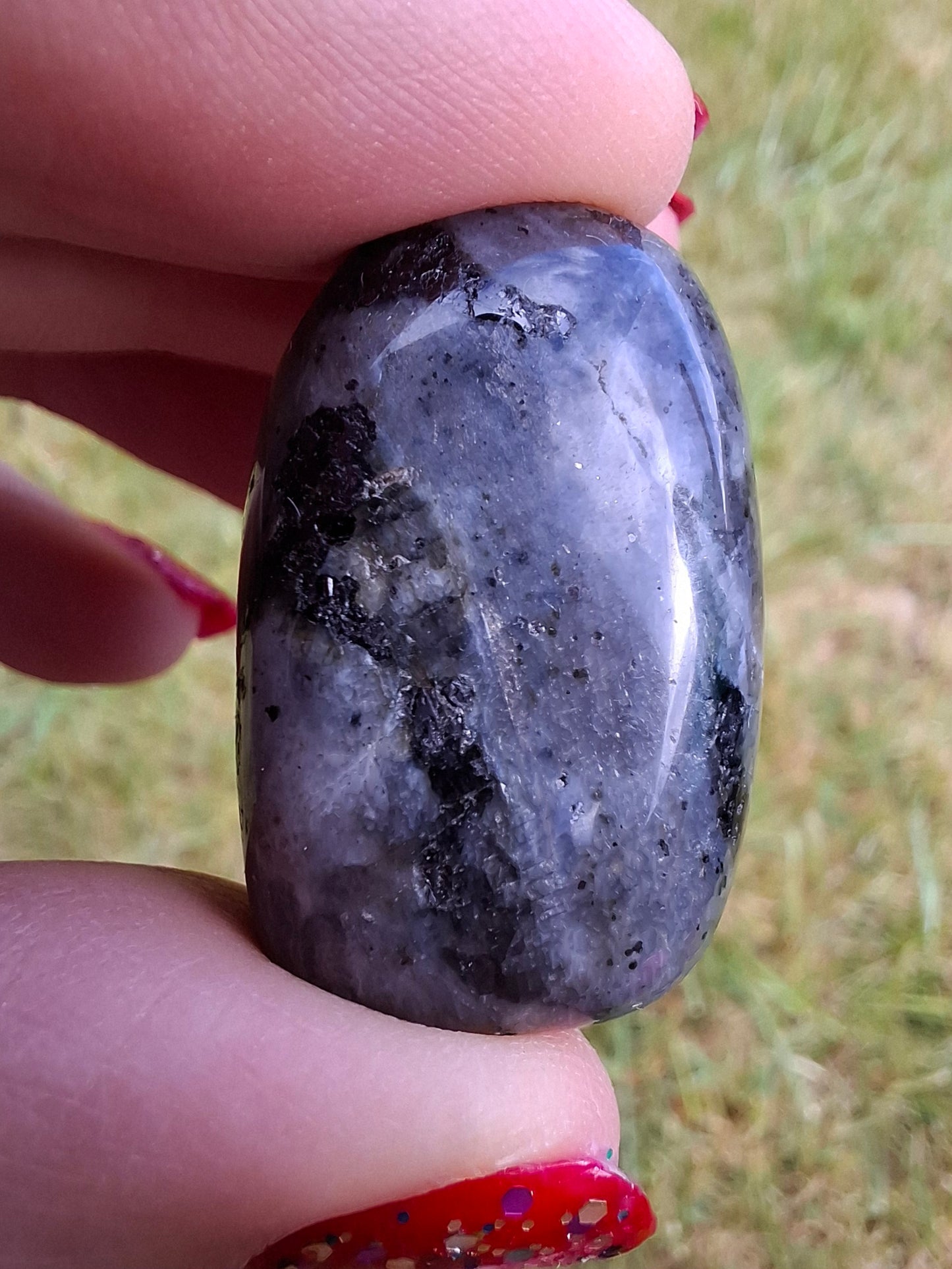 Larvikite, Tumble Stone, Crystal (Ref: T124)