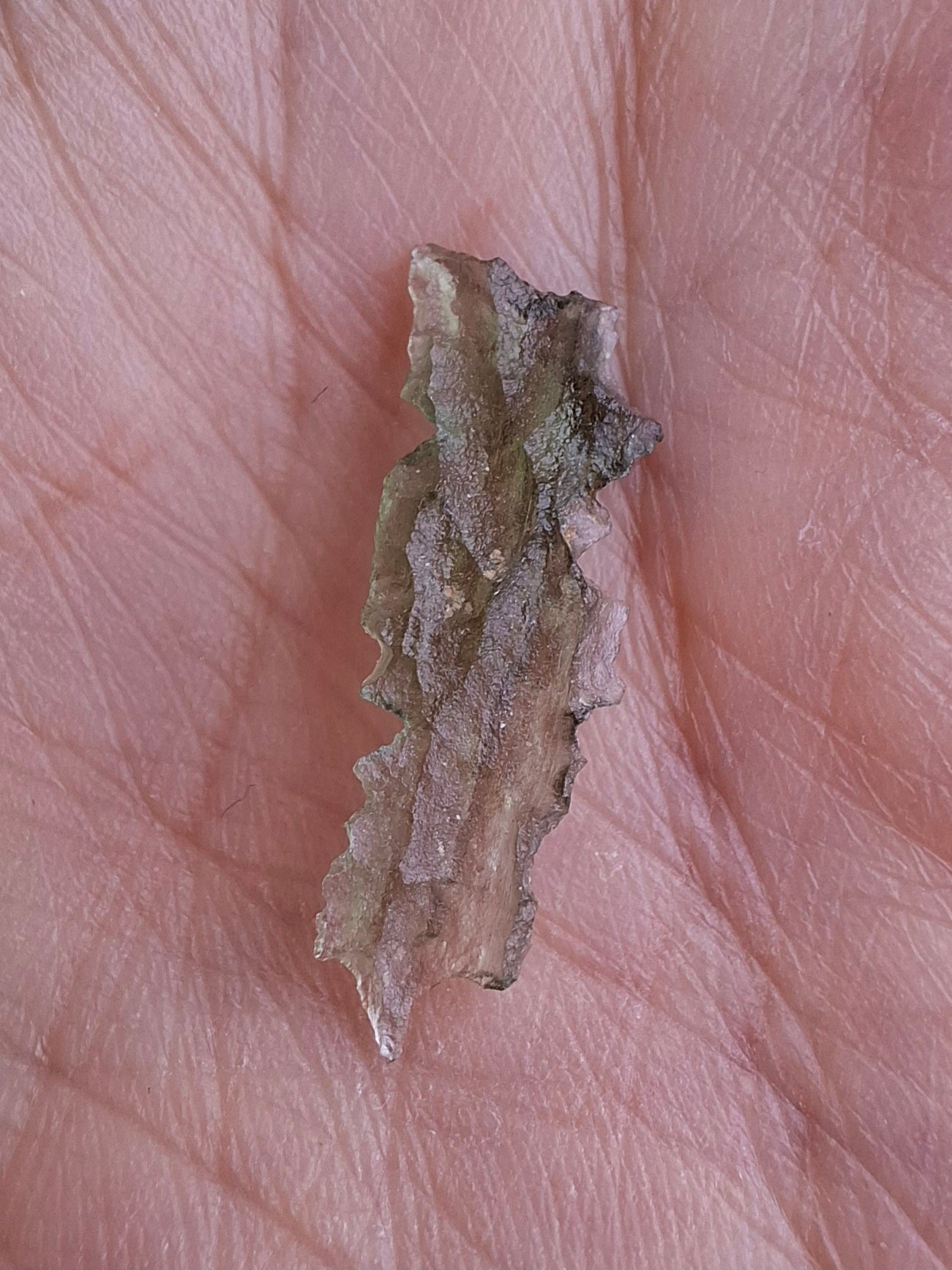 Moldavite Piece, 0.33g, Tektite (Ref: 1488)