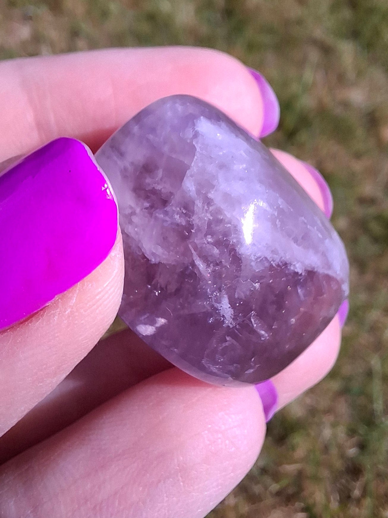 Fluorite, Tumble Stone, Crystal (Ref: T58)