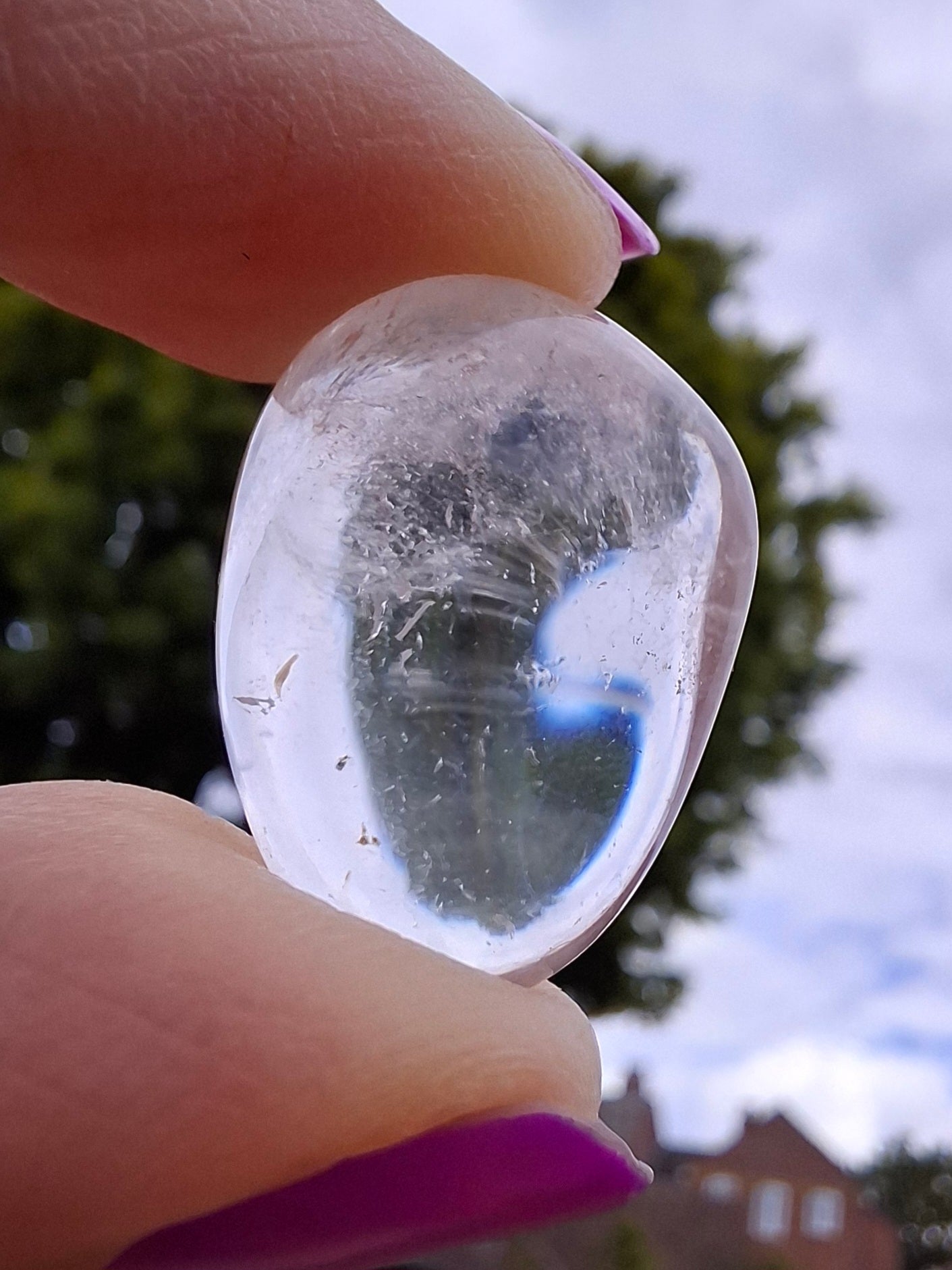 Clear Quartz, Tumble Stone, Crystal (Ref: T30)