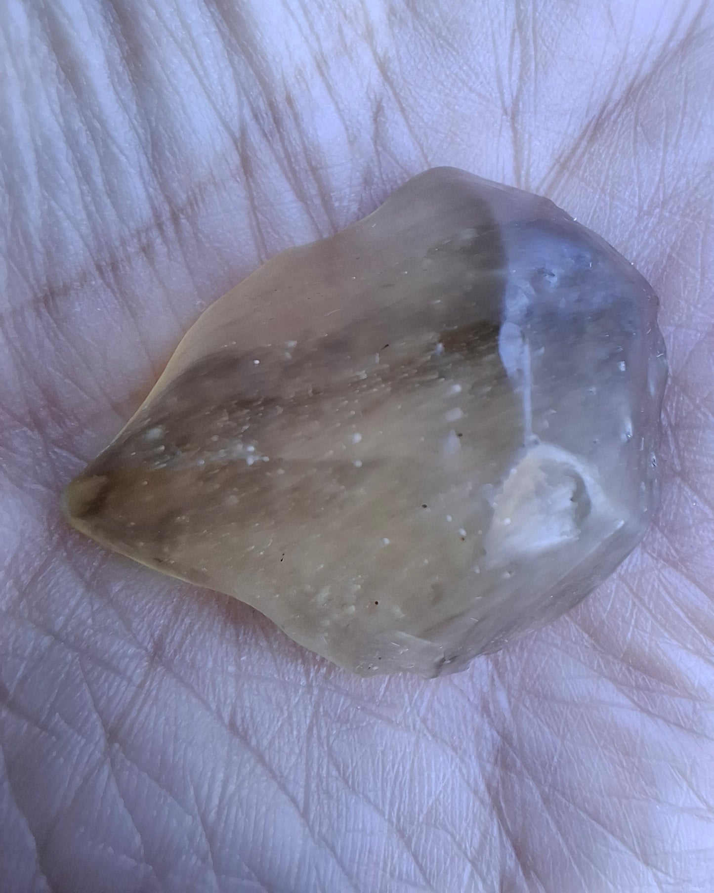 Libyan Desert Glass (darker) Piece, 12.00g, Tektite (Ref: L1377)