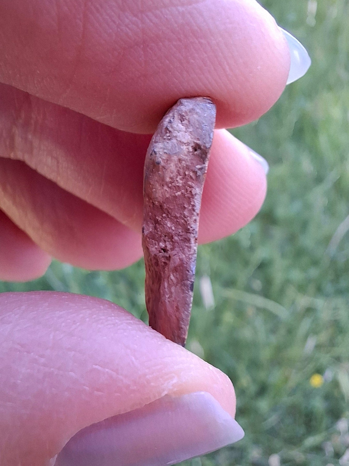 Small Haematite Ammonite HALF, 2.59g, Fossil (Ref: MA7)