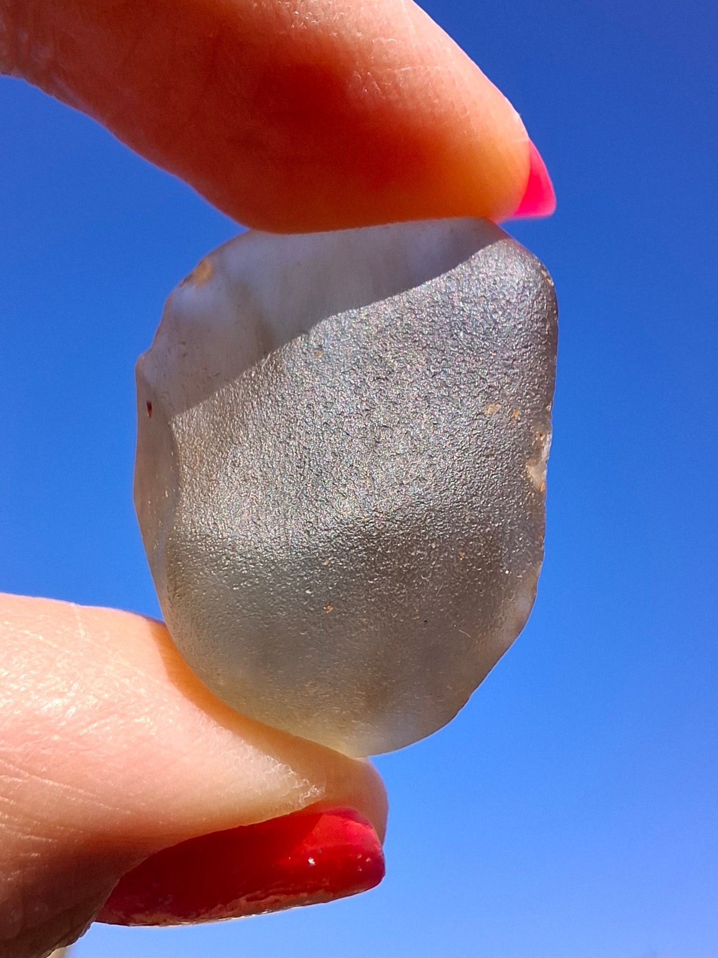 Libyan Desert Glass (darker) Piece, 9.54g, Tektite (Ref: L1371)