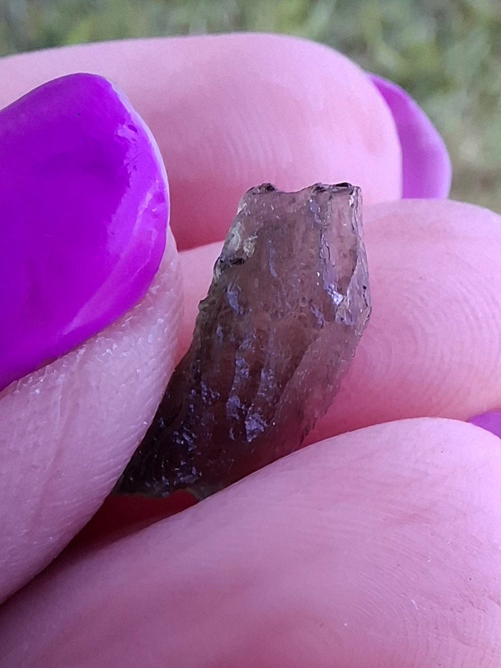 Moldavite Piece, 0.49g, Tektite (Ref: 1452)