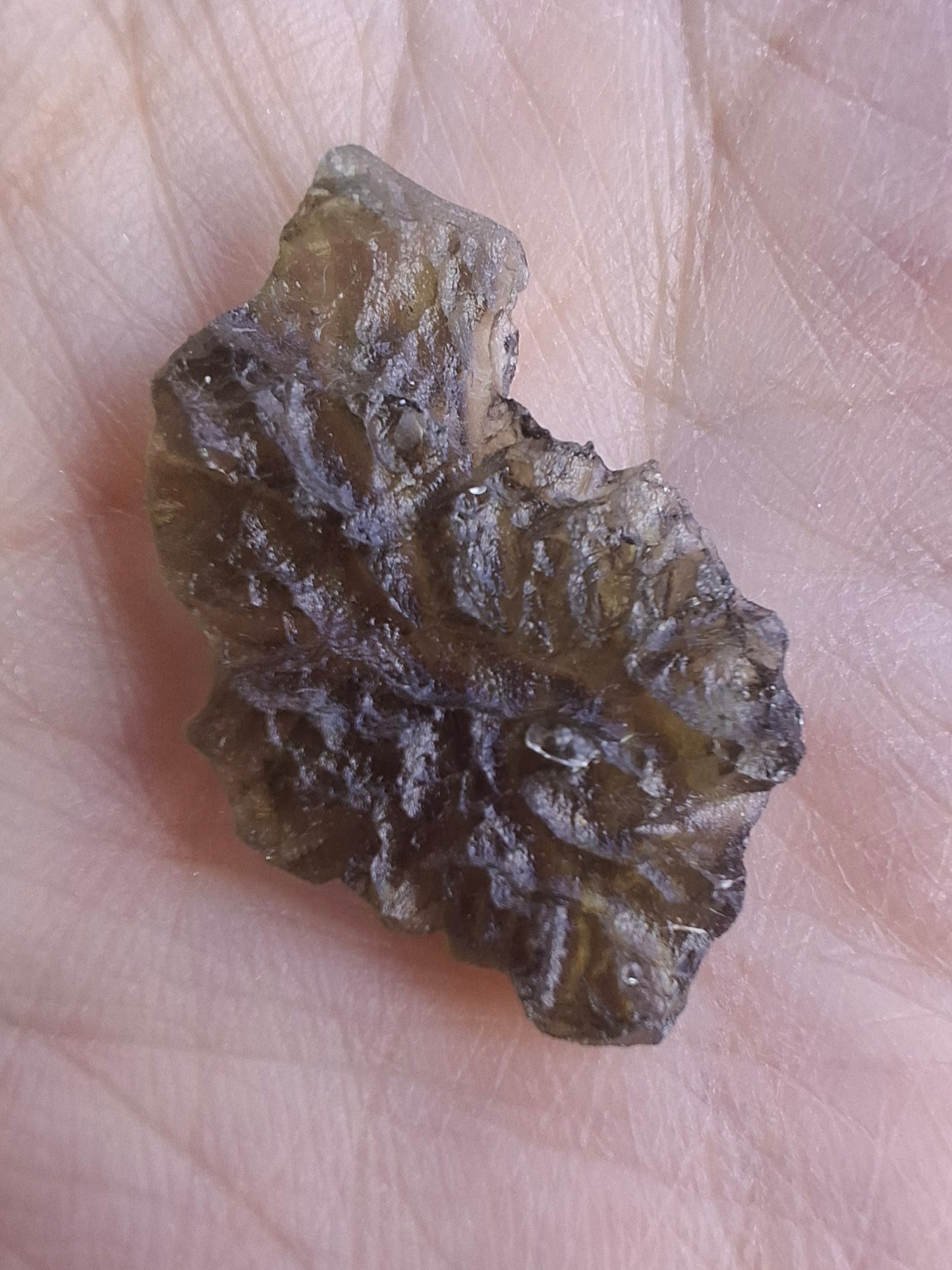 Moldavite Piece, JEZKOVNA BESEDNICE, 1.69g, Tektite (Ref: 1268)