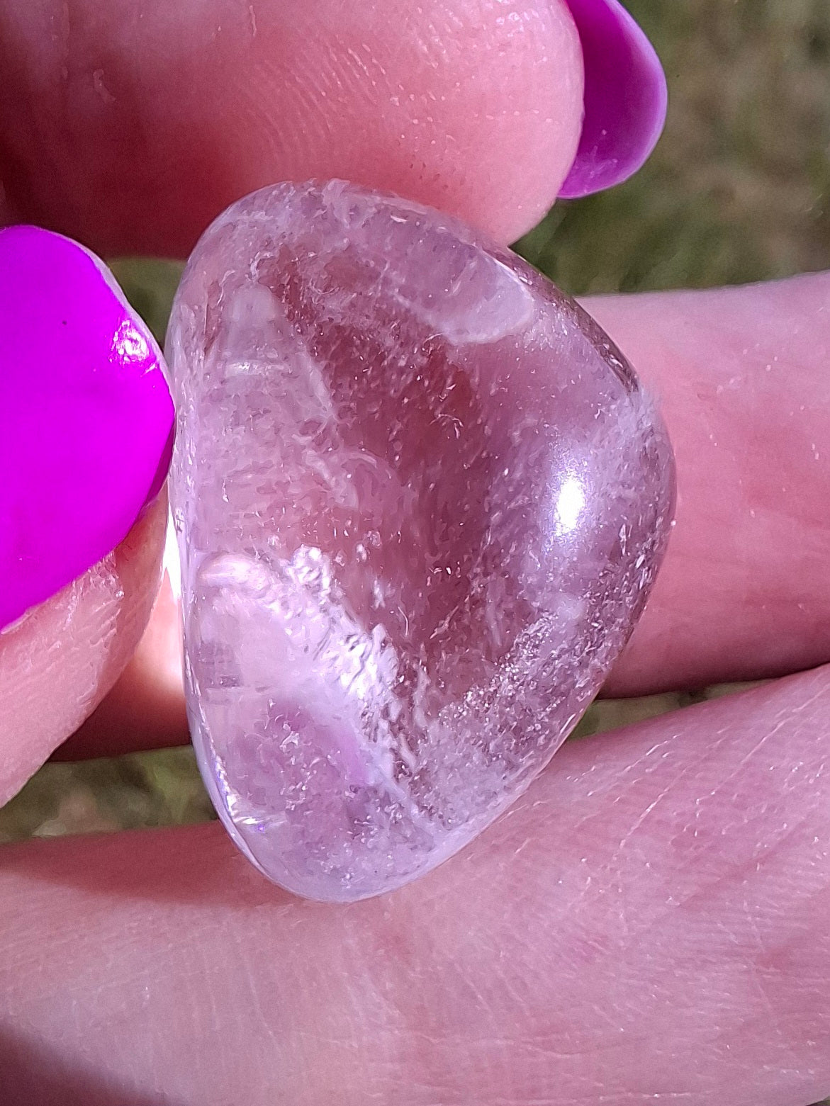 Clear Quartz, Tumble Stone, Crystal (Ref: T32)
