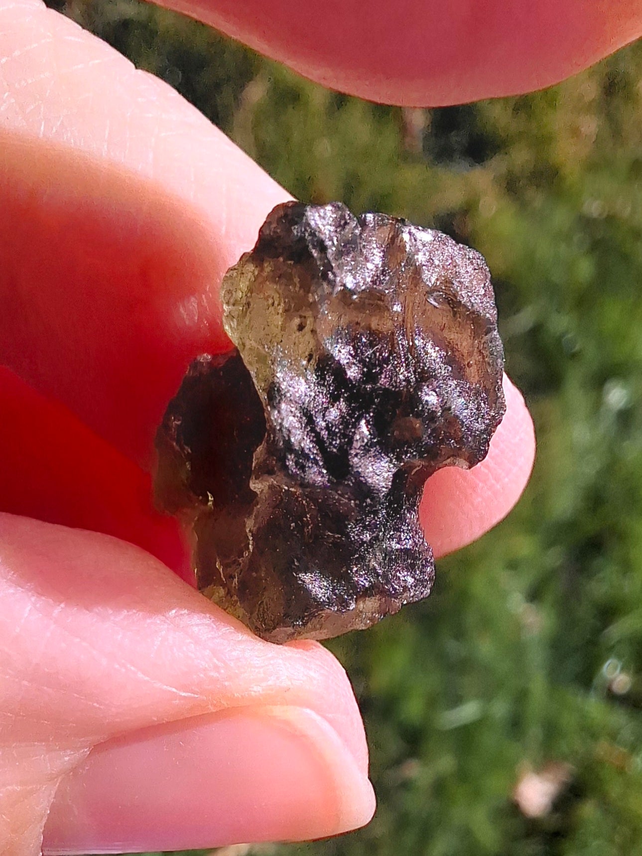 Moldavite Piece, 2.18g, Tektite (Ref: 1337)