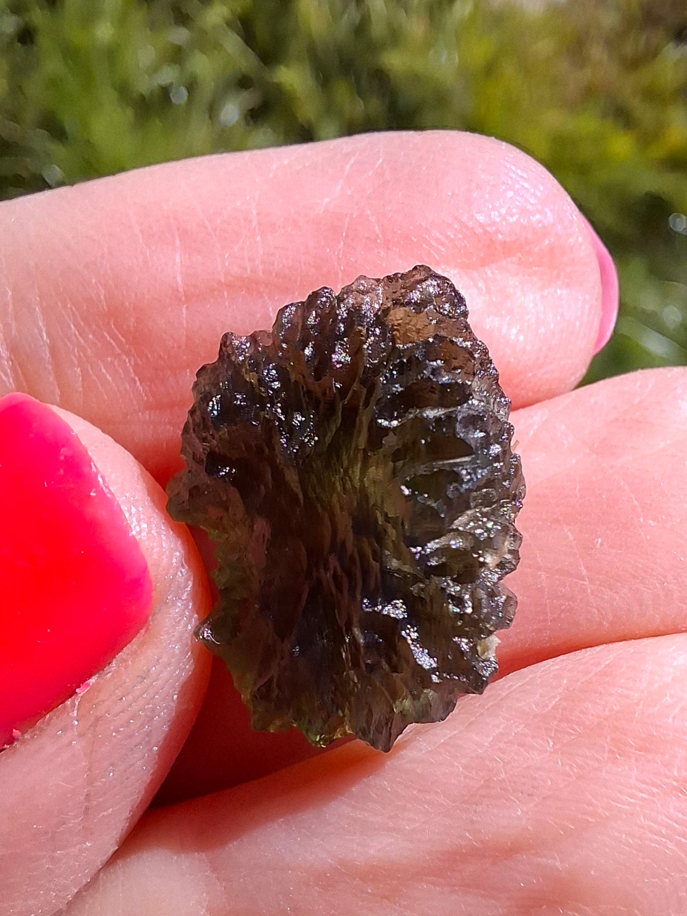 Moldavite Piece, 2.23g, Tektite (Ref: 1401)