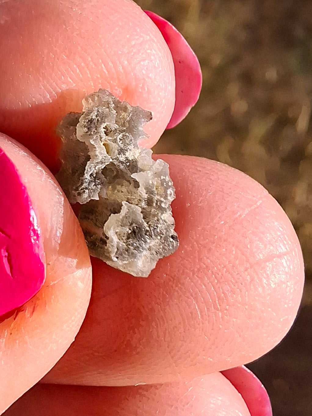 Moldavite Piece, SNOWFLAKE, FROSTED, BRUSNA, Tektite (Ref: 1495)
