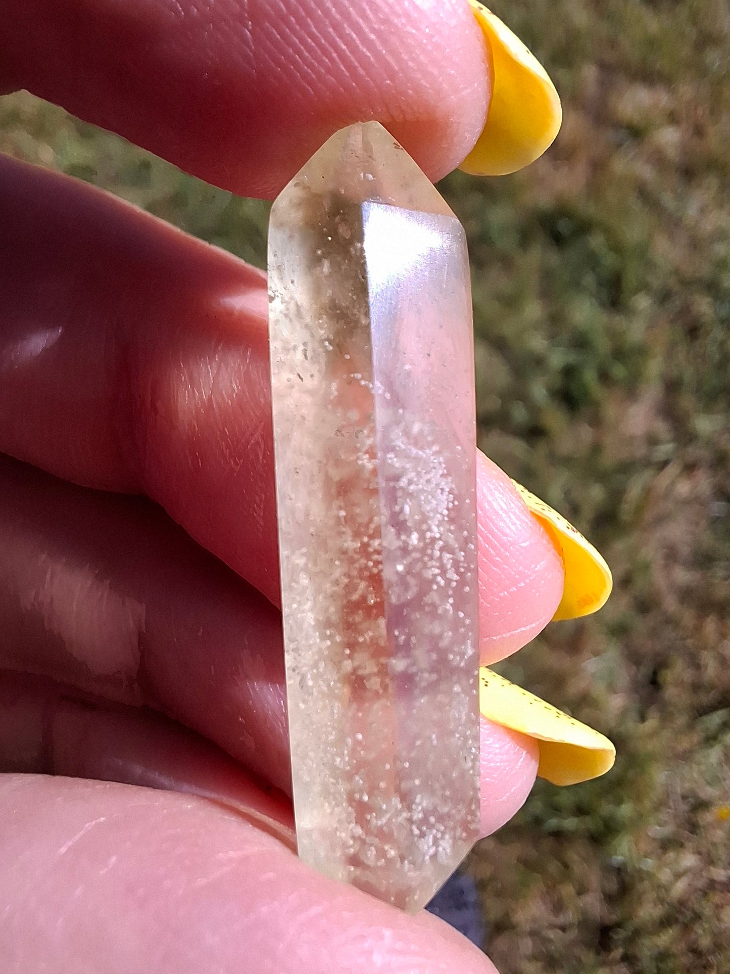 Libyan Desert Glass DT Carving, 3.94g, Tektite (Ref: LDT5)