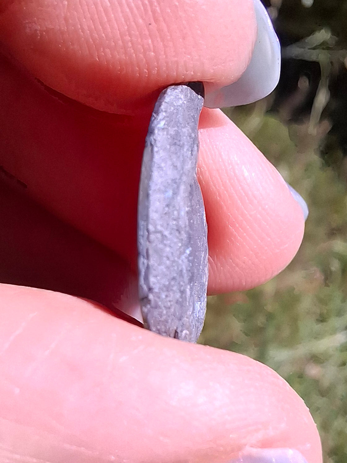 Small Haematite Ammonite HALF, 1.10g, Fossil (Ref: MA9)