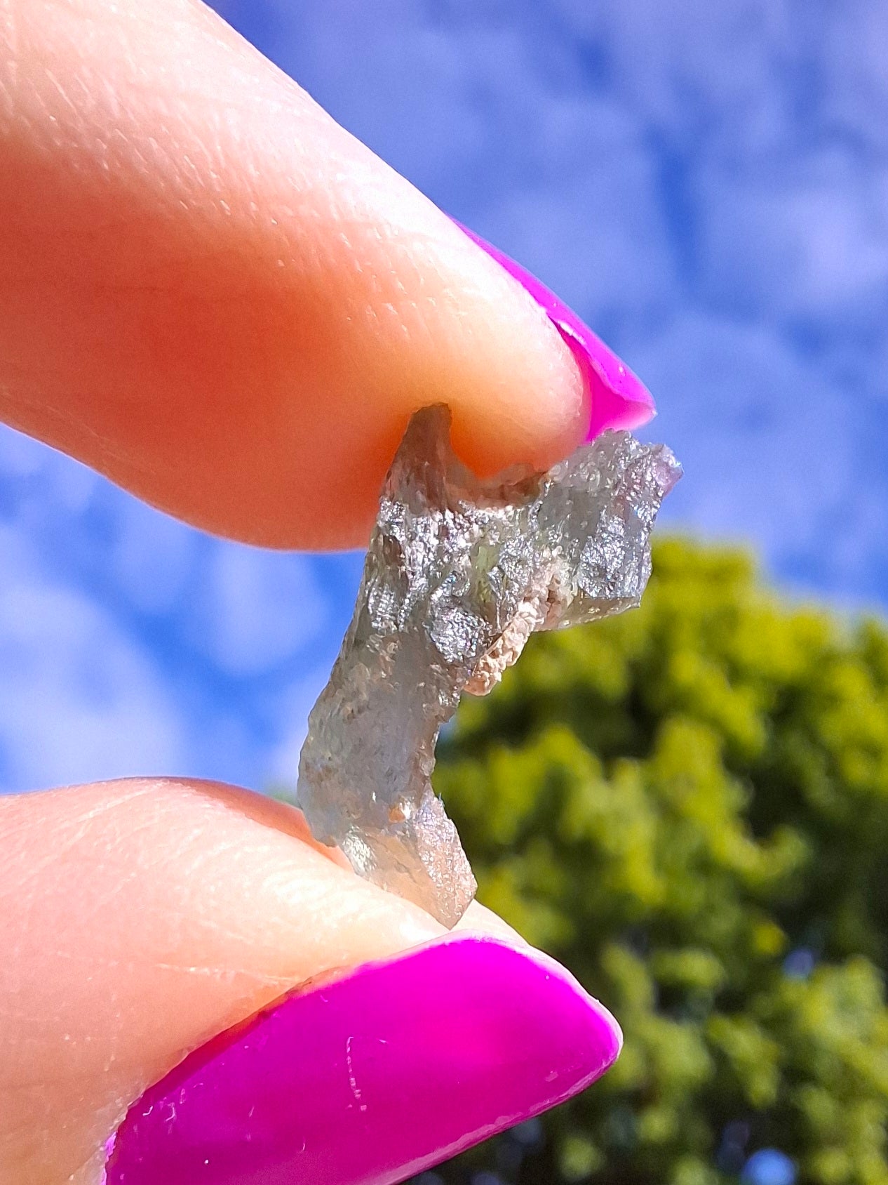 Moldavite Piece, 0.48g, Tektite (Ref: 1463)