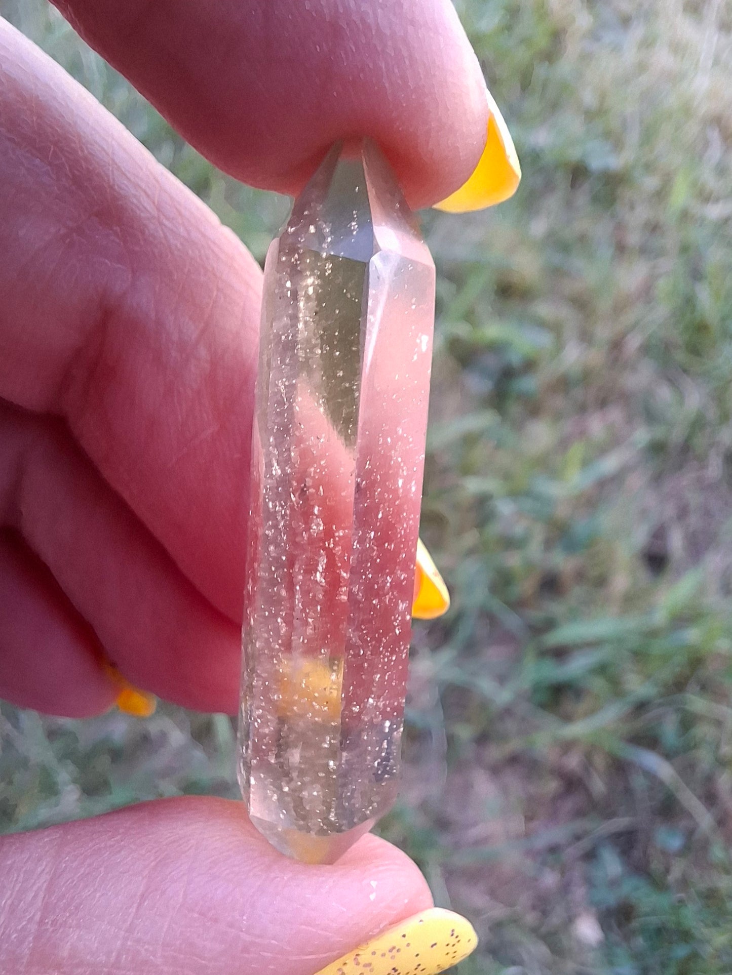 Libyan Desert Glass DT Carving, 4.51g, Tektite (Ref: LDT4)